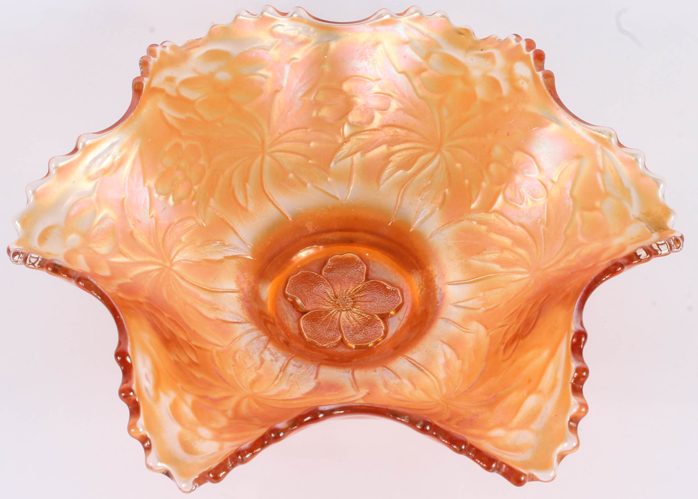 Orange Carnival Glass Assortment