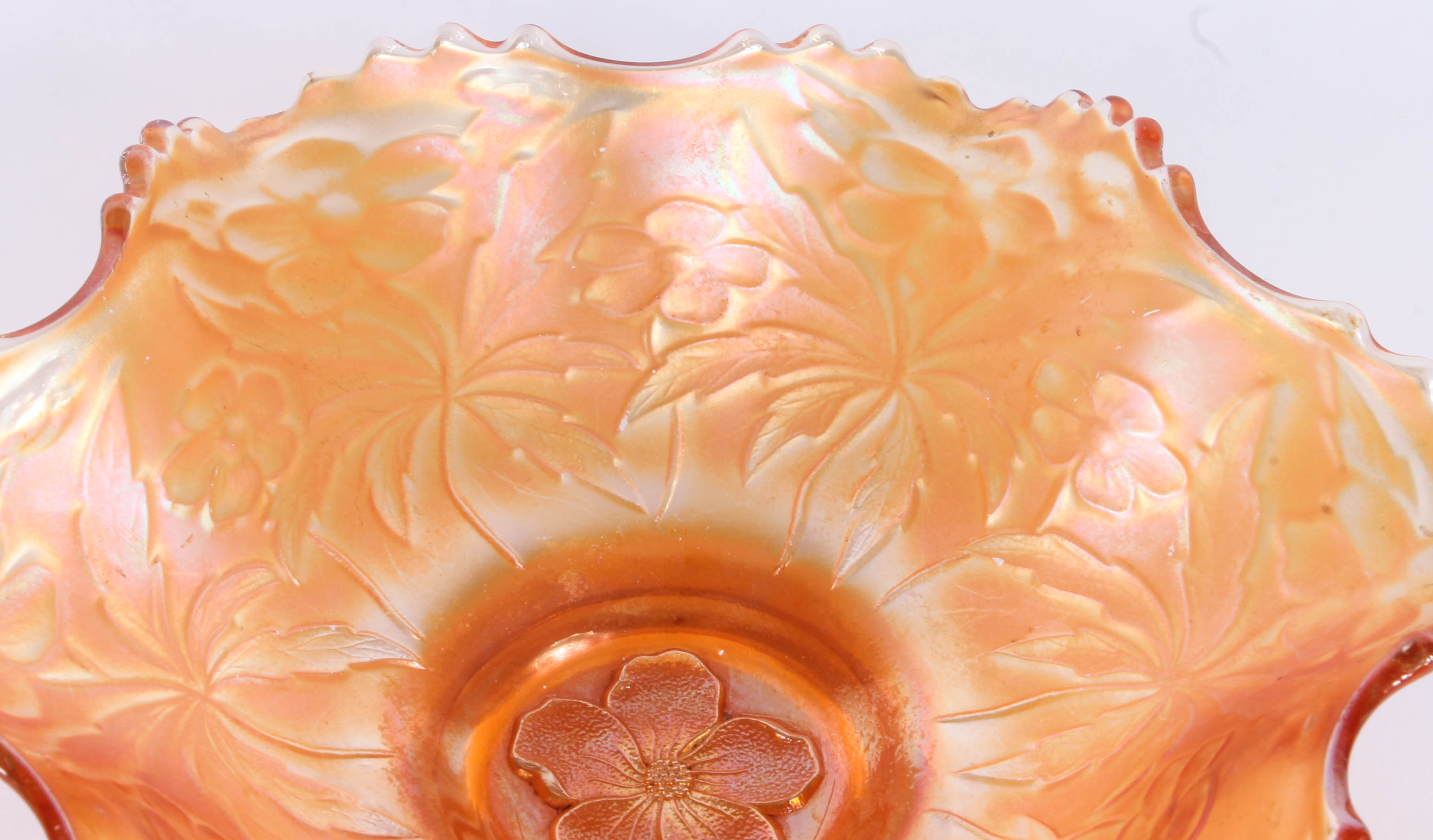 Orange Carnival Glass Assortment