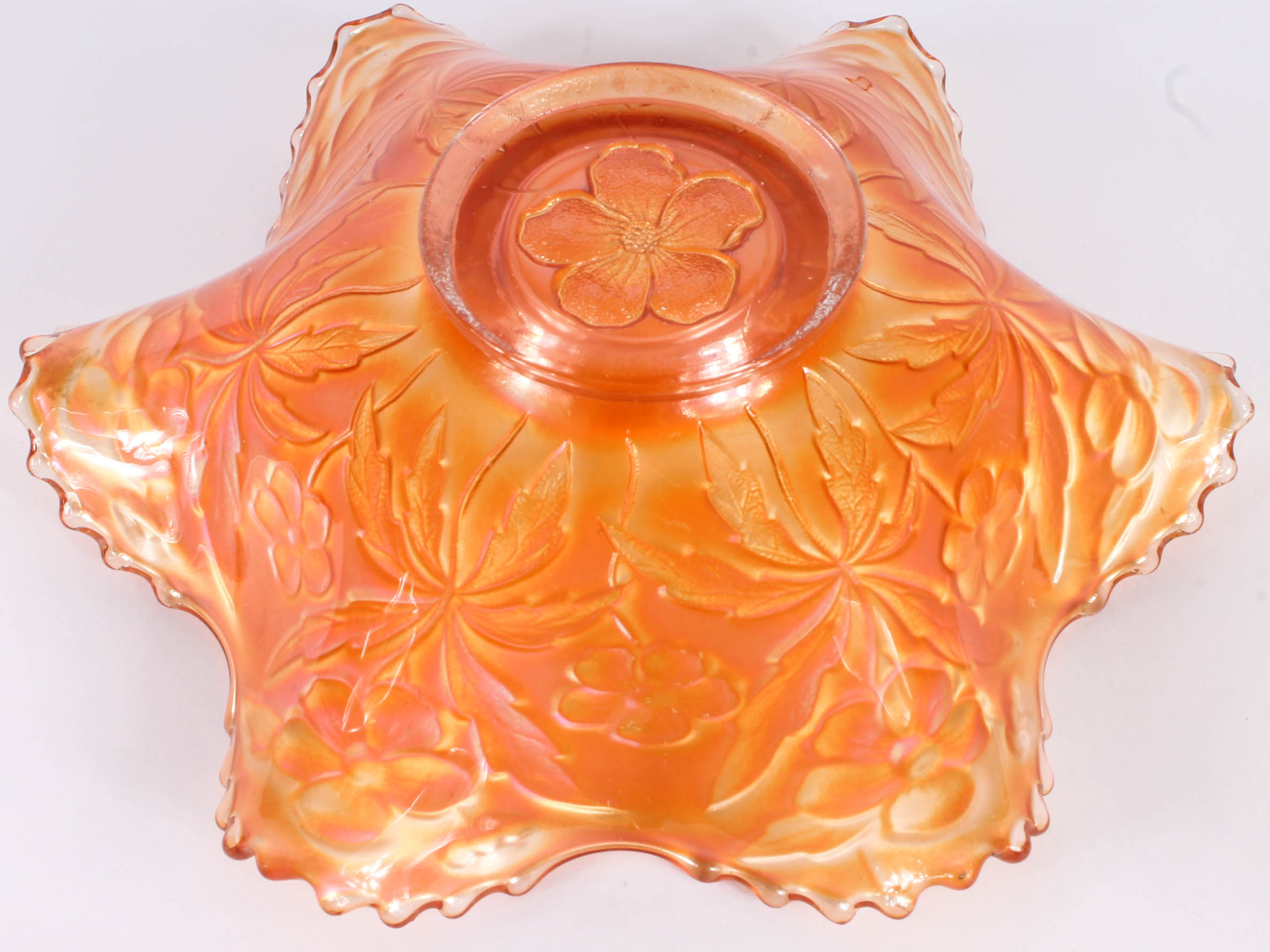 Orange Carnival Glass Assortment
