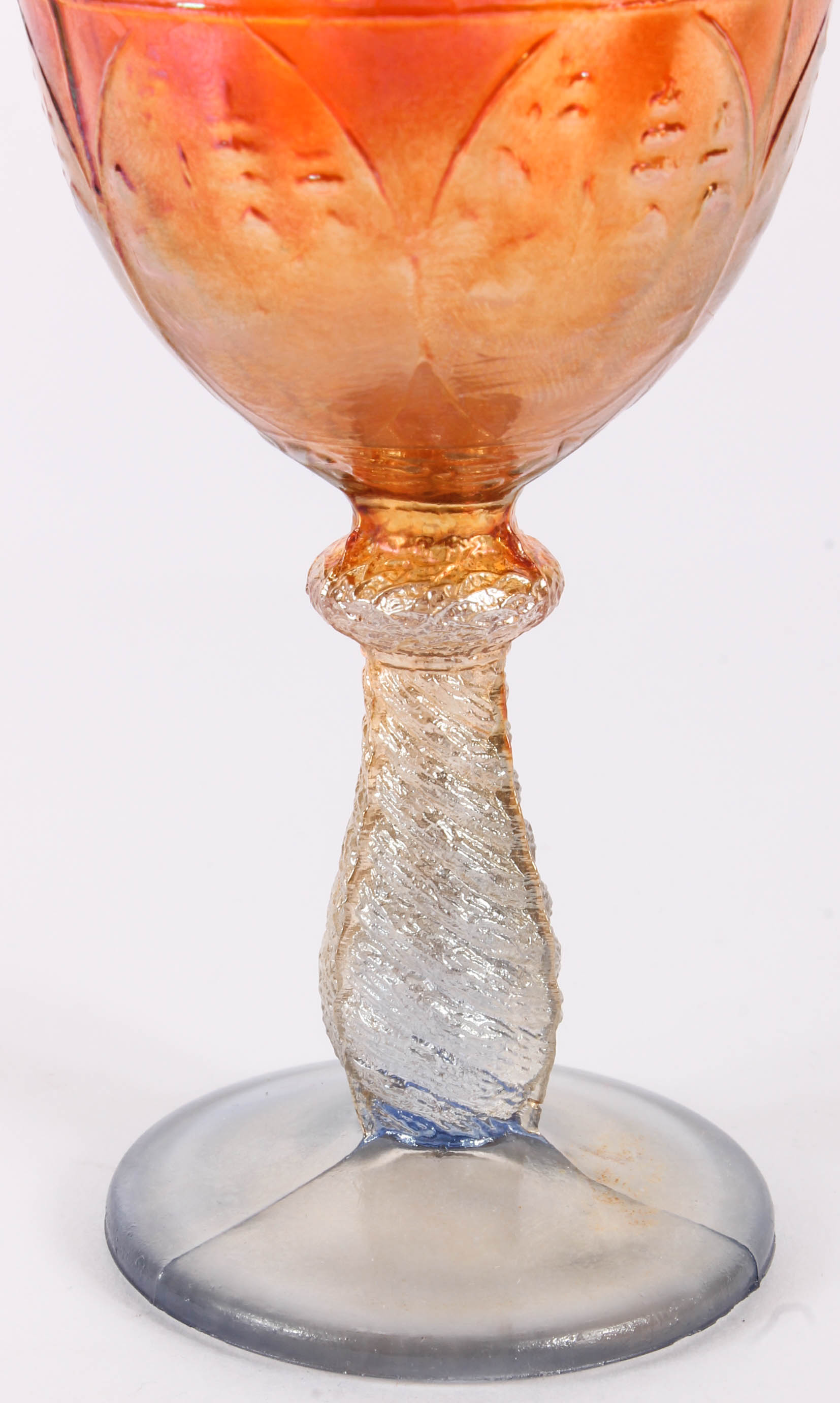 Orange Carnival Glass Assortment