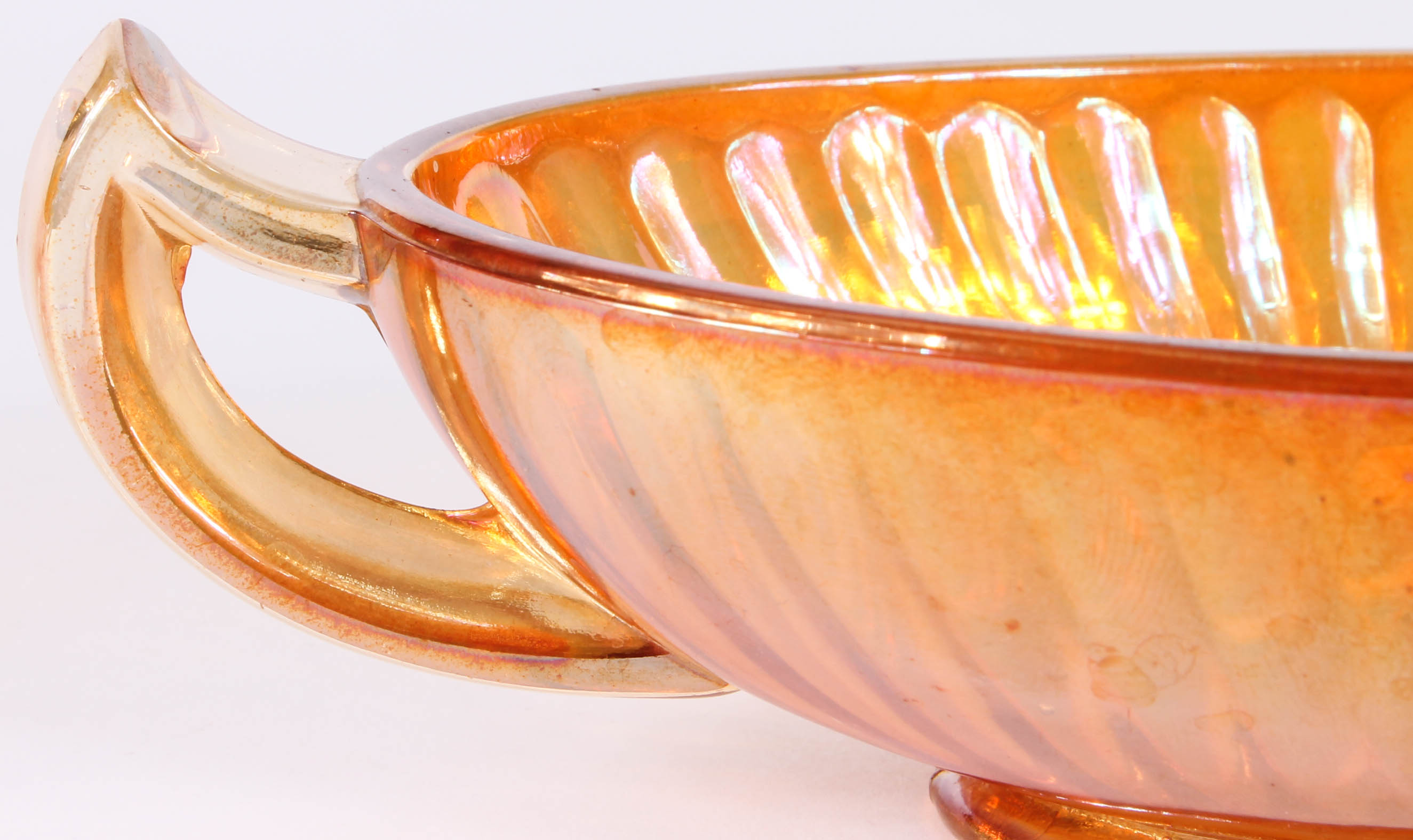 Orange Carnival Glass Assortment