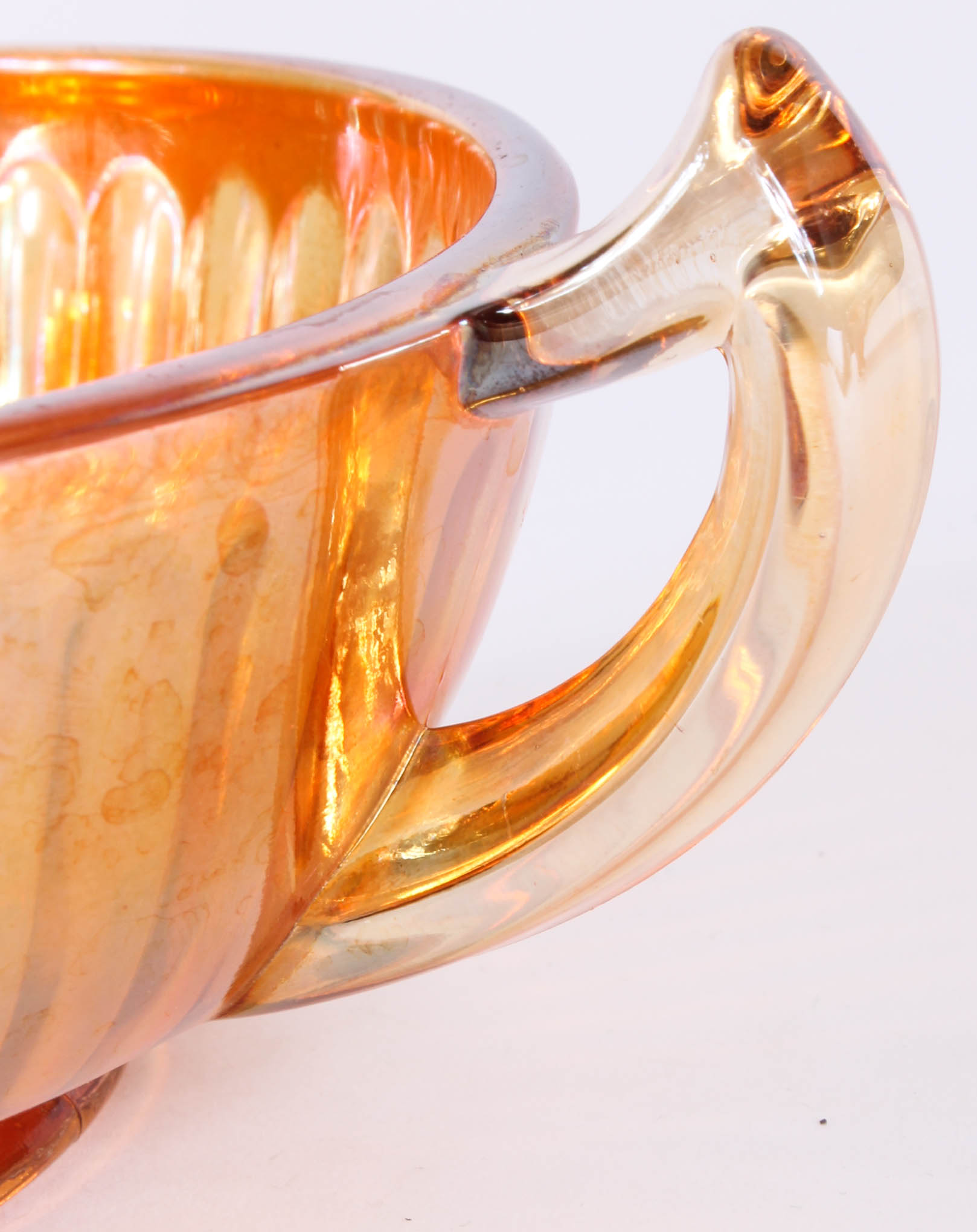 Orange Carnival Glass Assortment