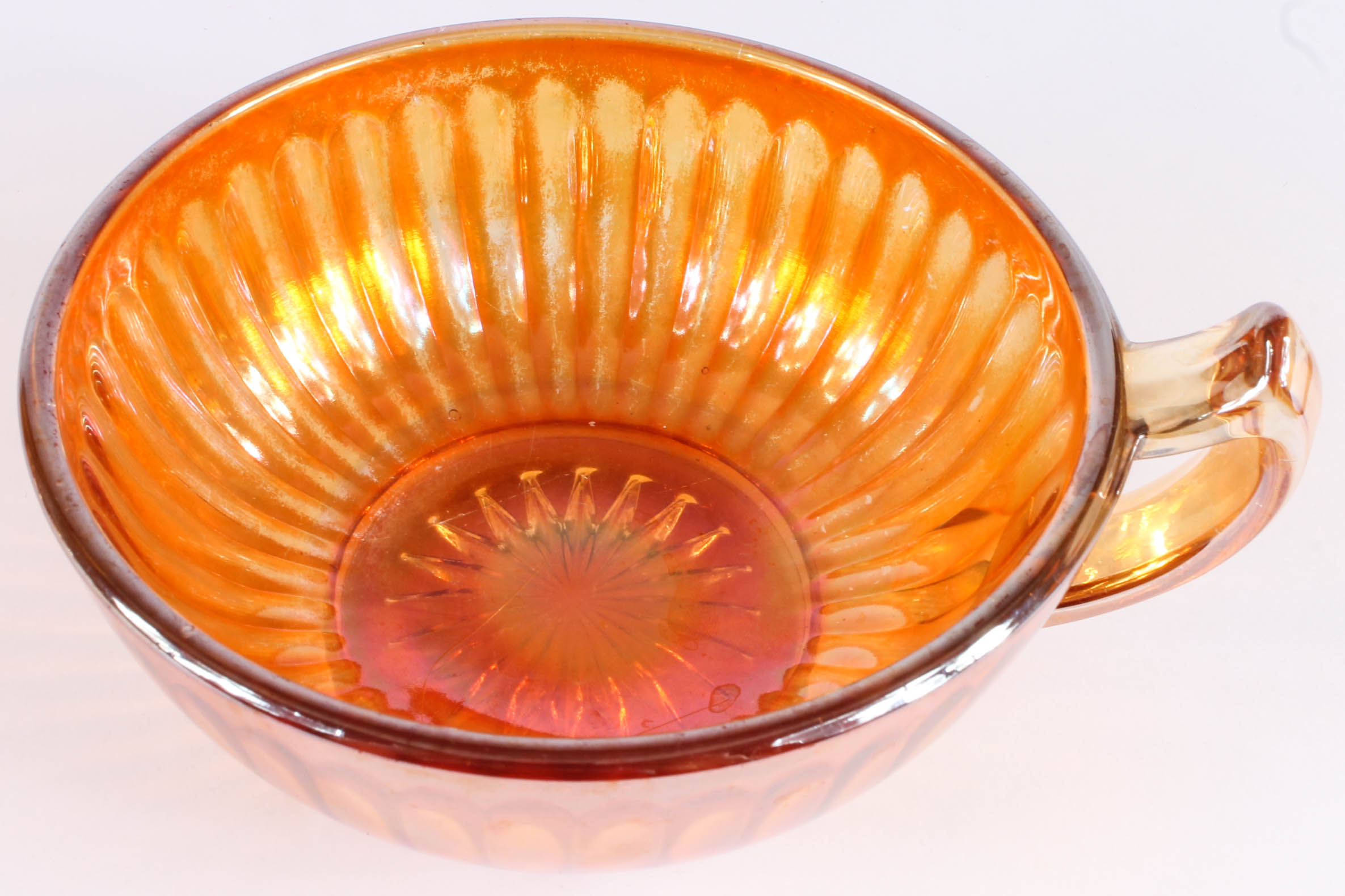 Orange Carnival Glass Assortment