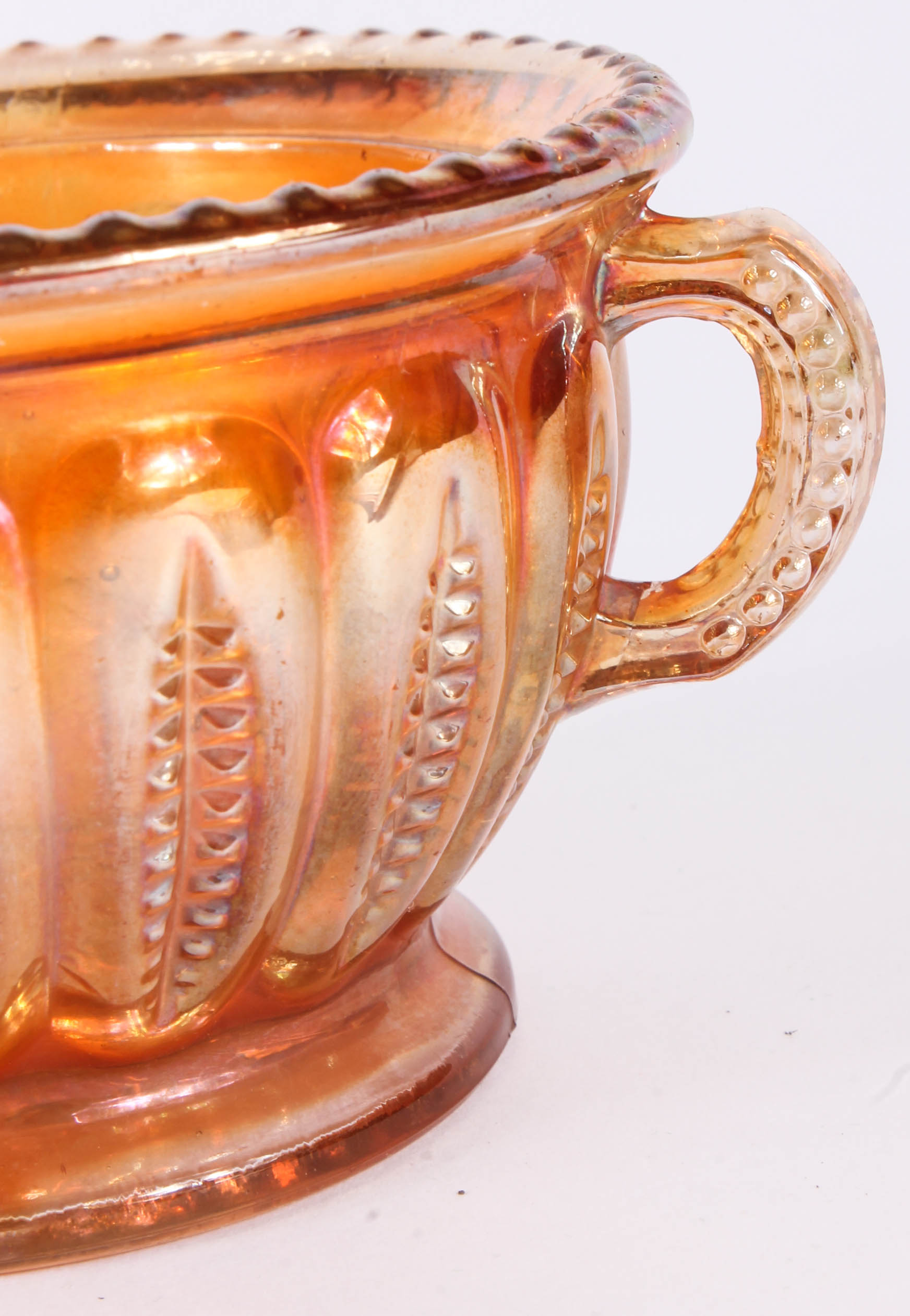 Orange Carnival Glass Assortment