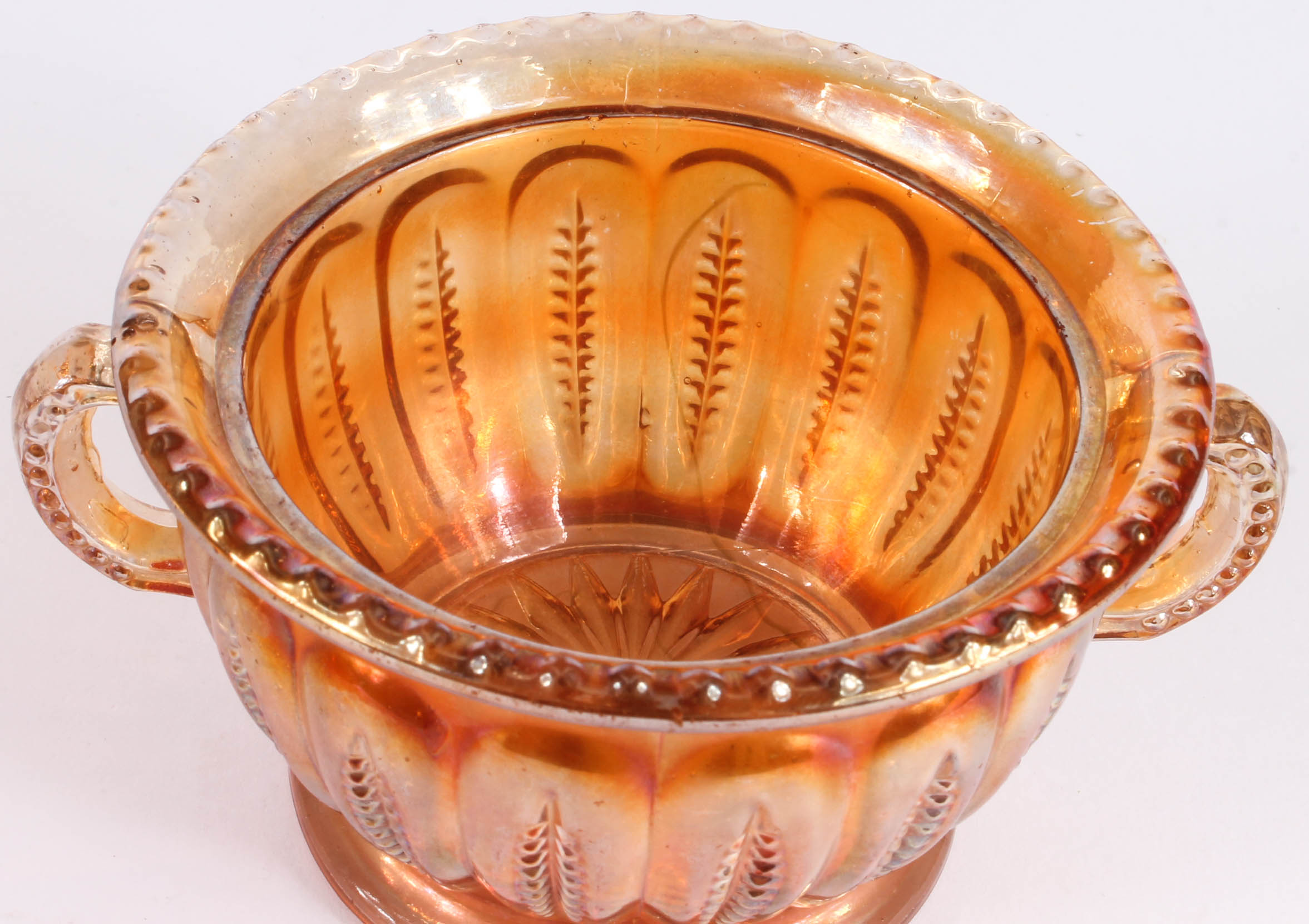 Orange Carnival Glass Assortment