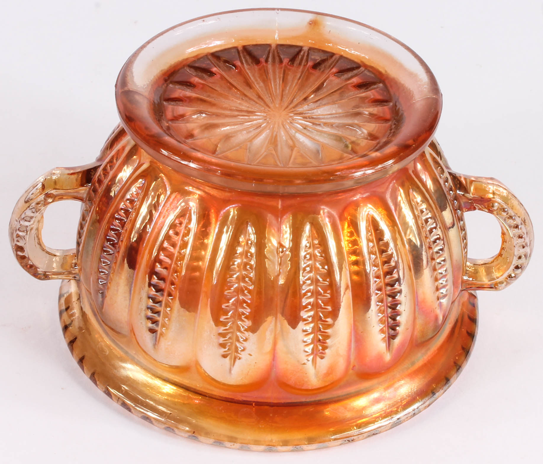 Orange Carnival Glass Assortment