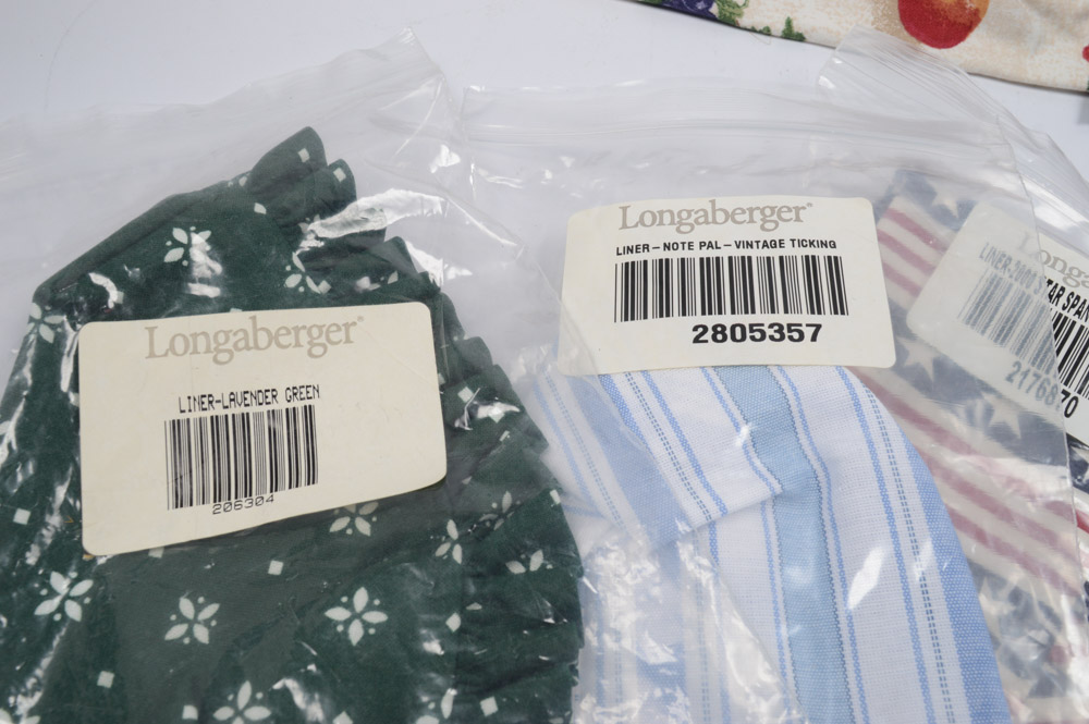 Longaberger Basket Liners