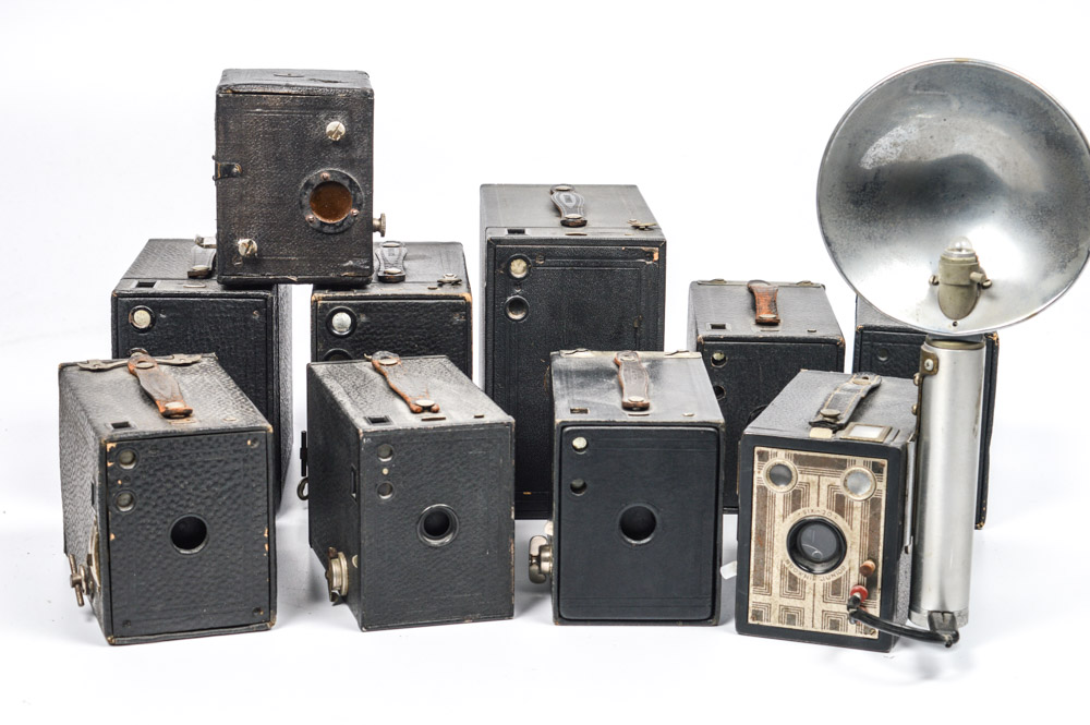 Vintage Brownie Box Cameras