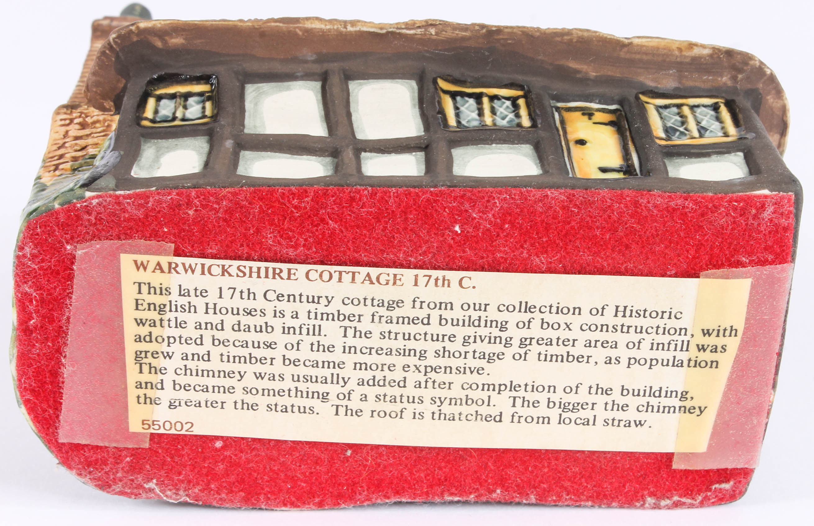 Van Hill Pottery "Traditional Houses & Cottages of Great Britain" Figurines