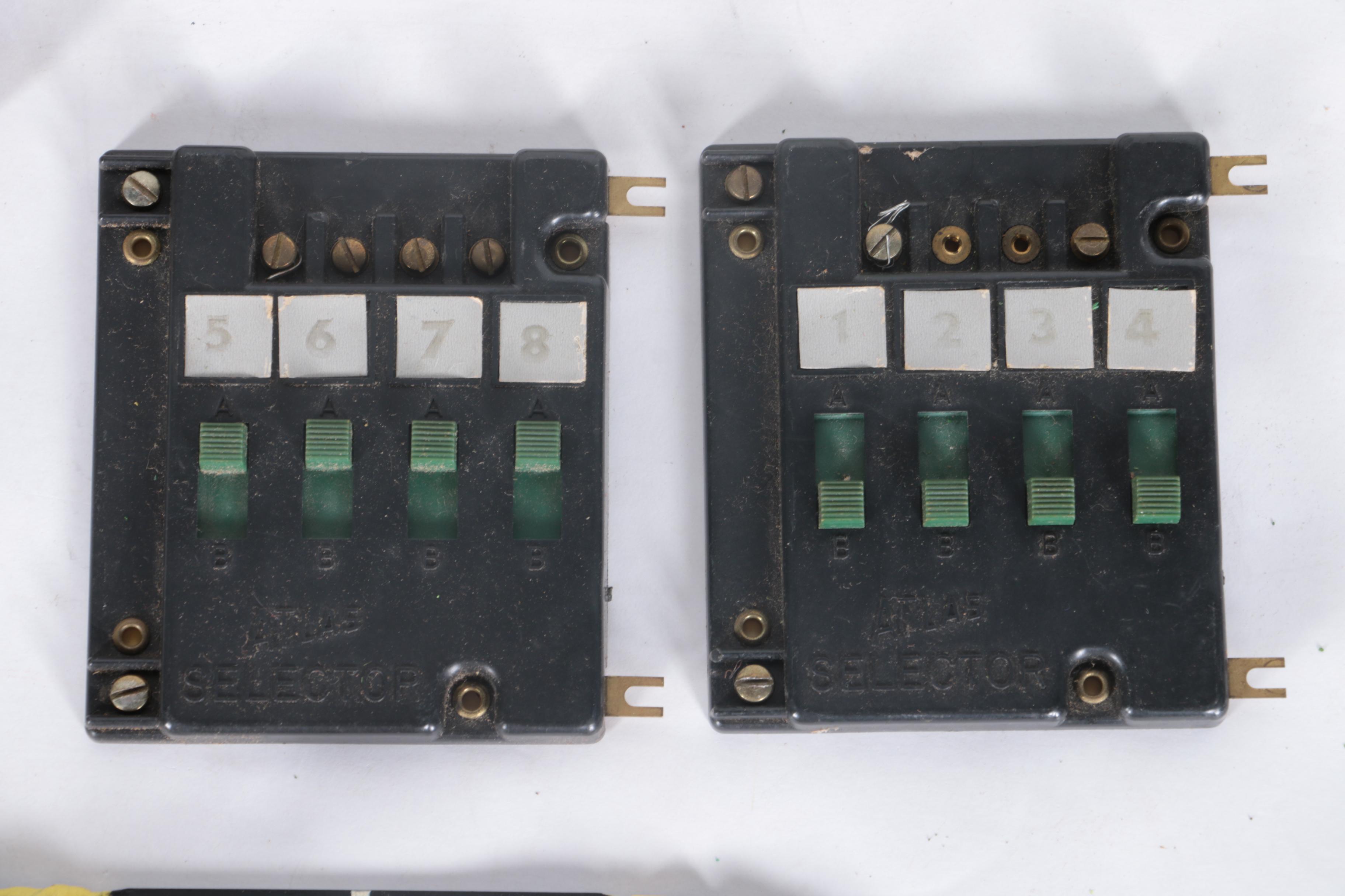 Assorted Vintage Train Set Decorations and Accessories