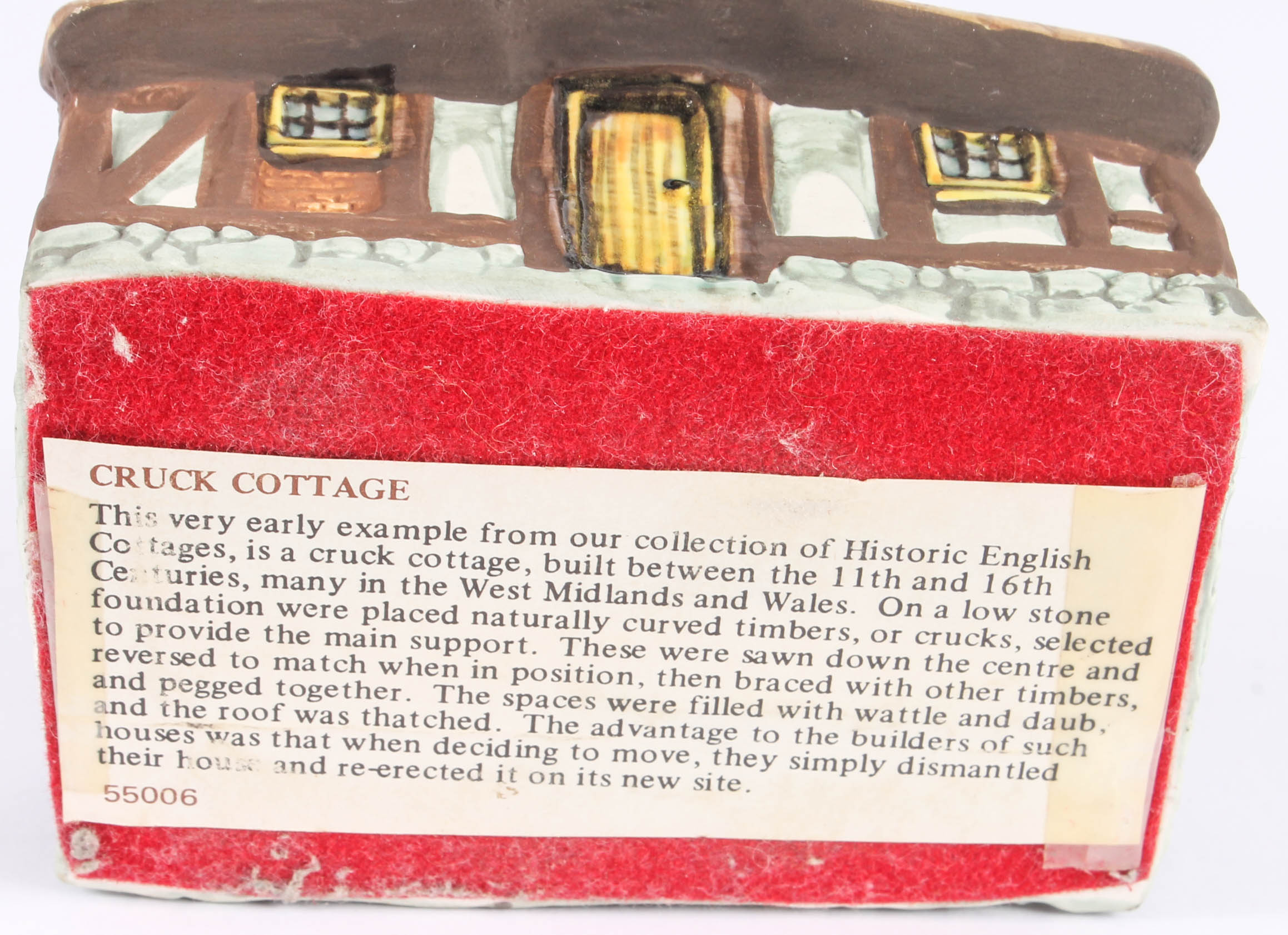 Van Hill Pottery "Traditional Houses & Cottages of Great Britain" Figurines