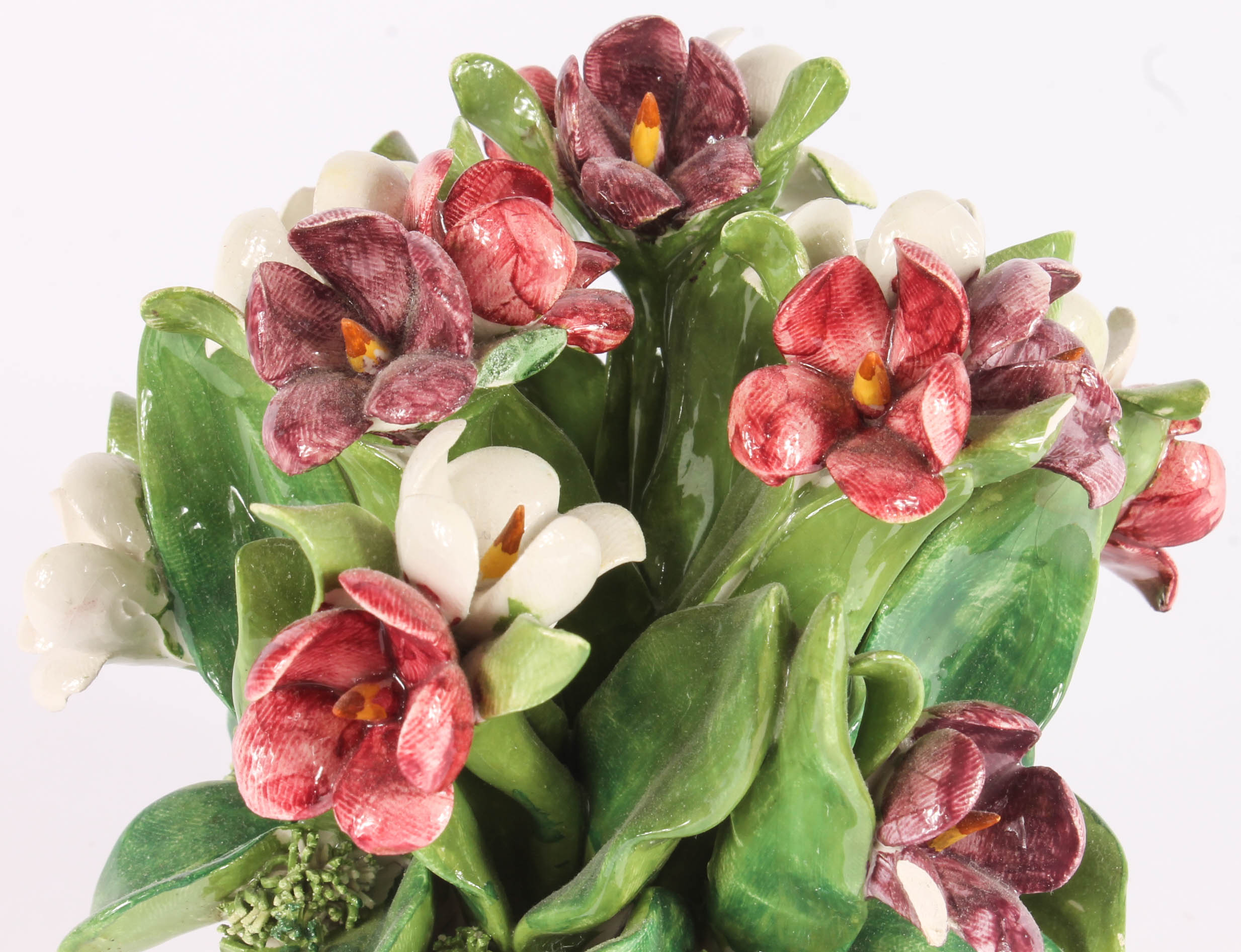 Porcelain Floral Arrangement Figurines