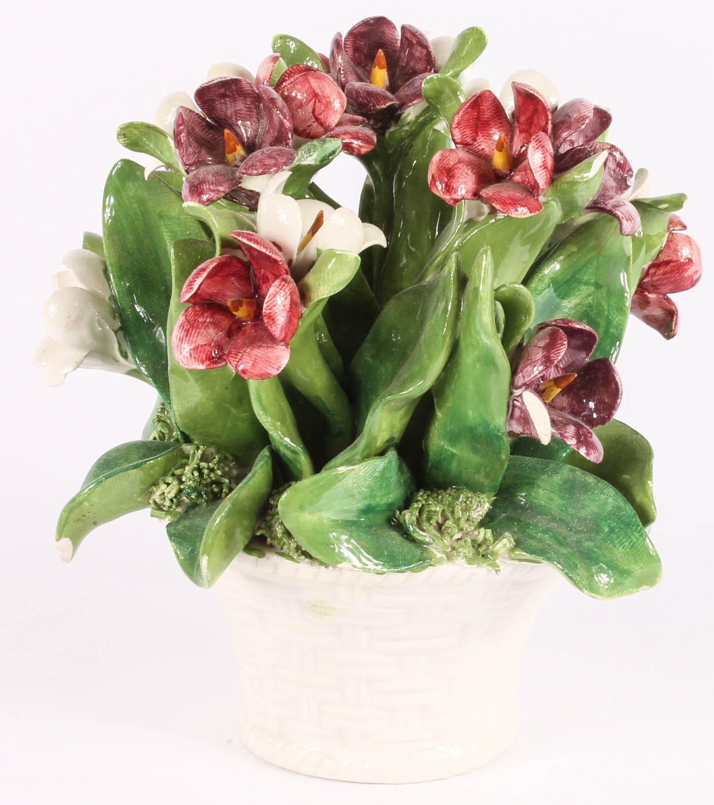 Porcelain Floral Arrangement Figurines