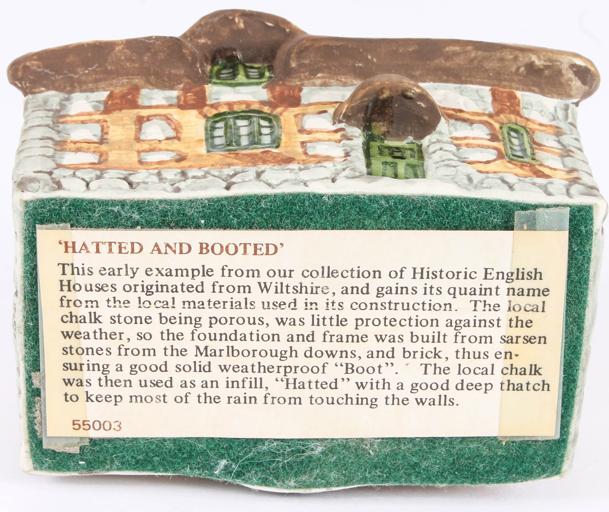 Van Hill Pottery "Traditional Houses & Cottages of Great Britain" Figurines