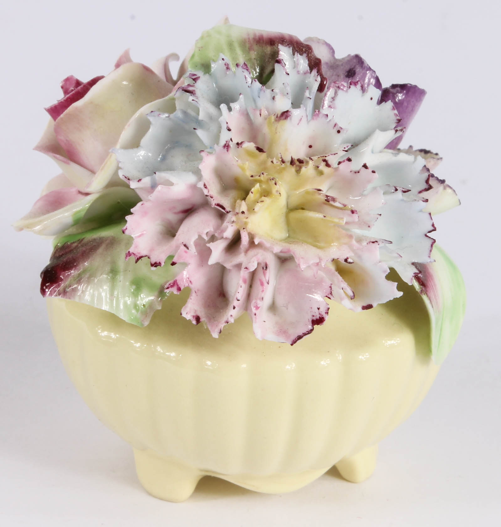 Porcelain Floral Arrangement Figurines