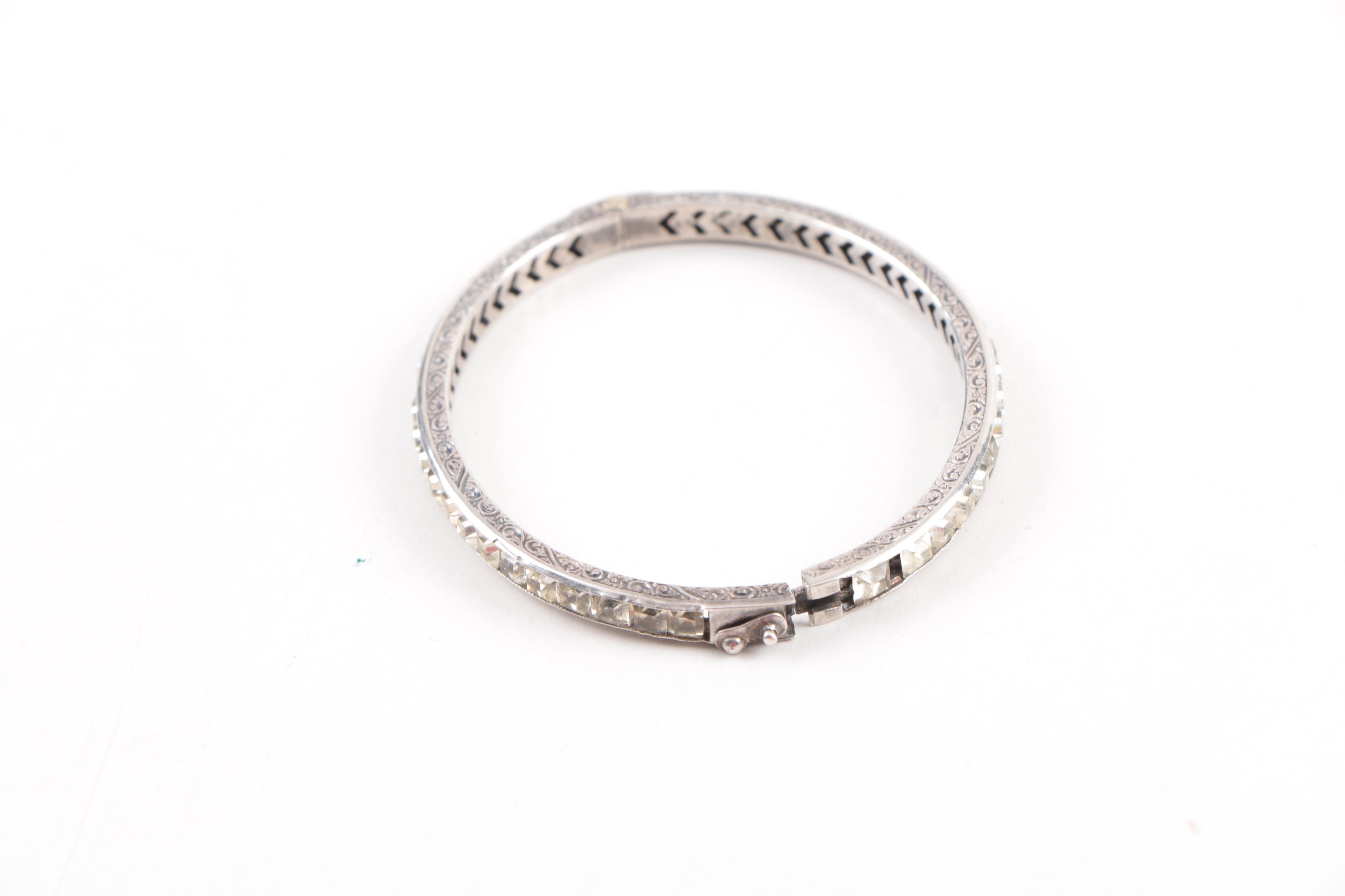 Four Sterling Silver Bracelets