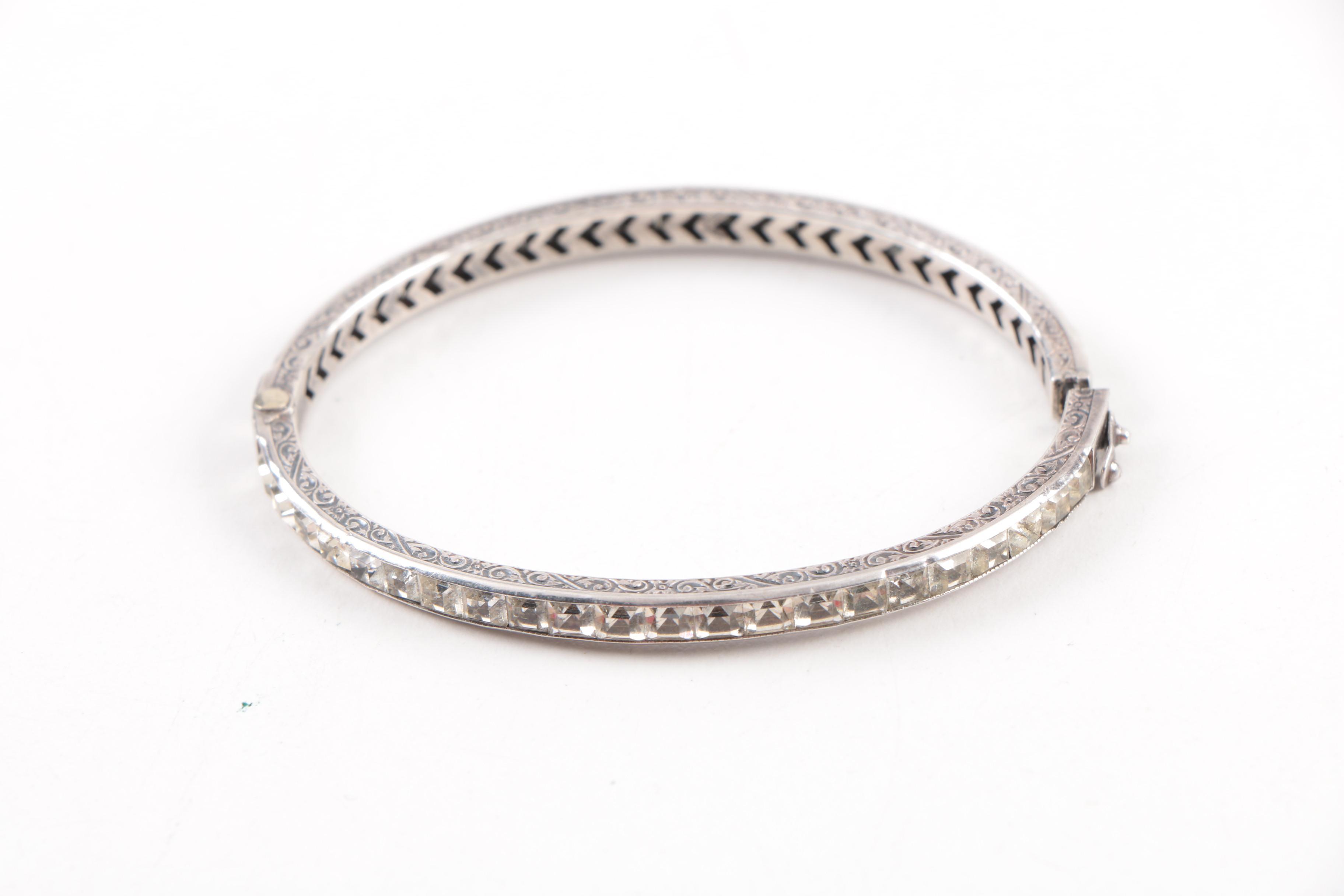 Four Sterling Silver Bracelets