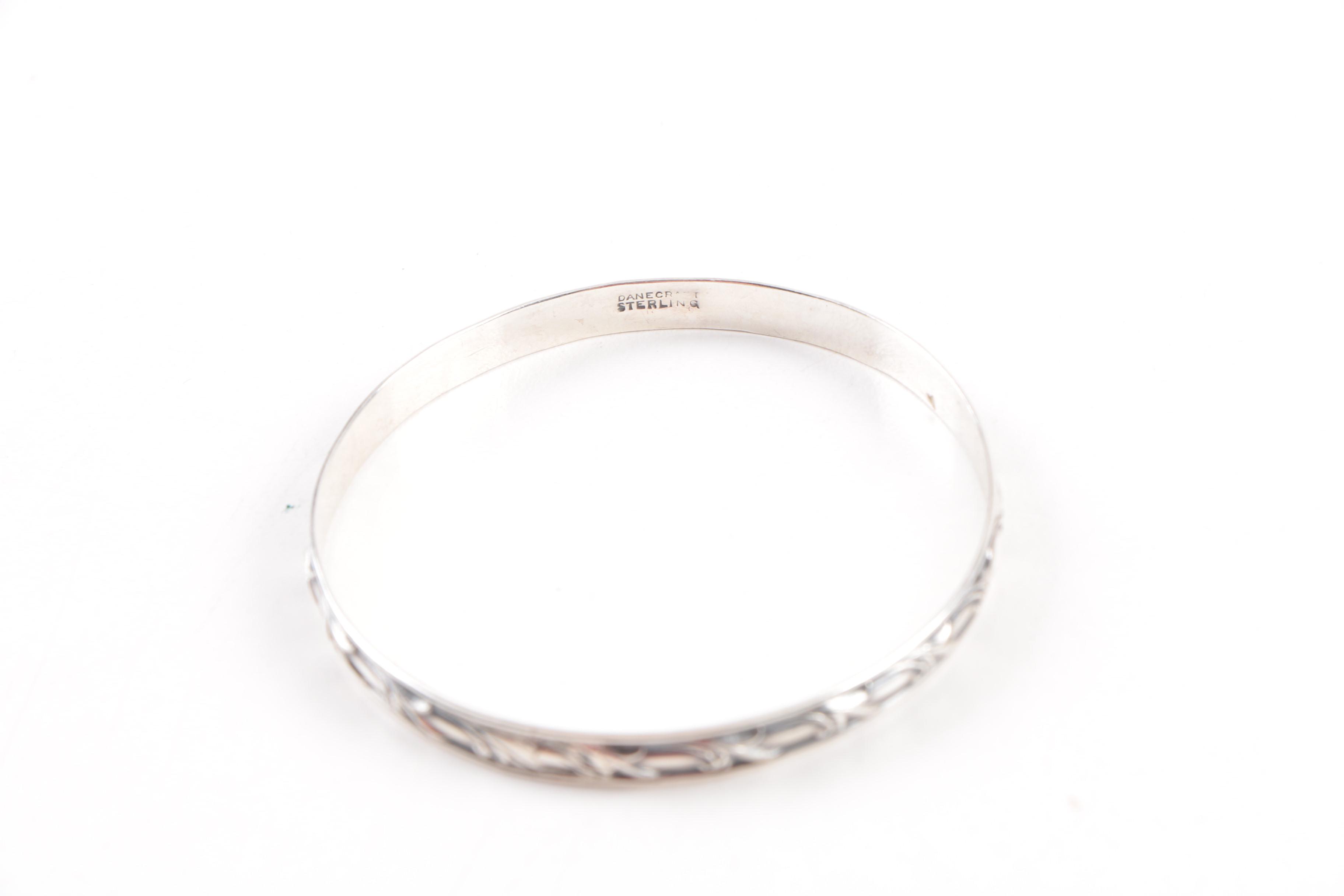 Four Sterling Silver Bracelets