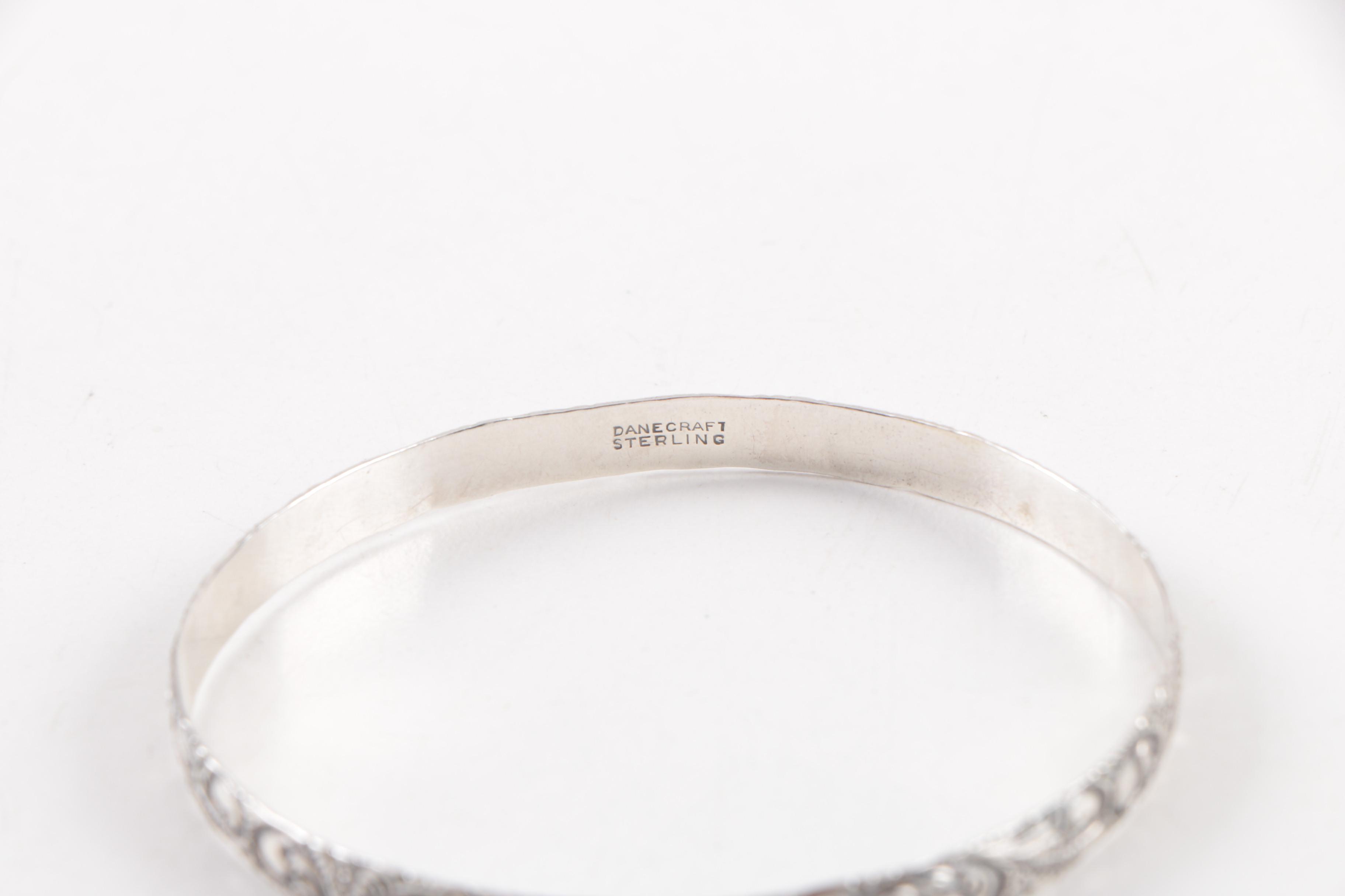 Four Sterling Silver Bracelets