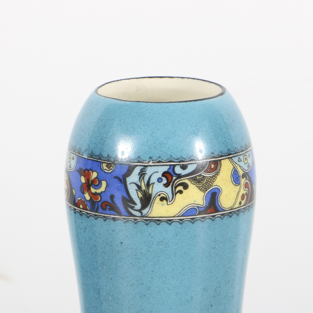 Czechoslovakia Pottery Vases and Luster Pitcher