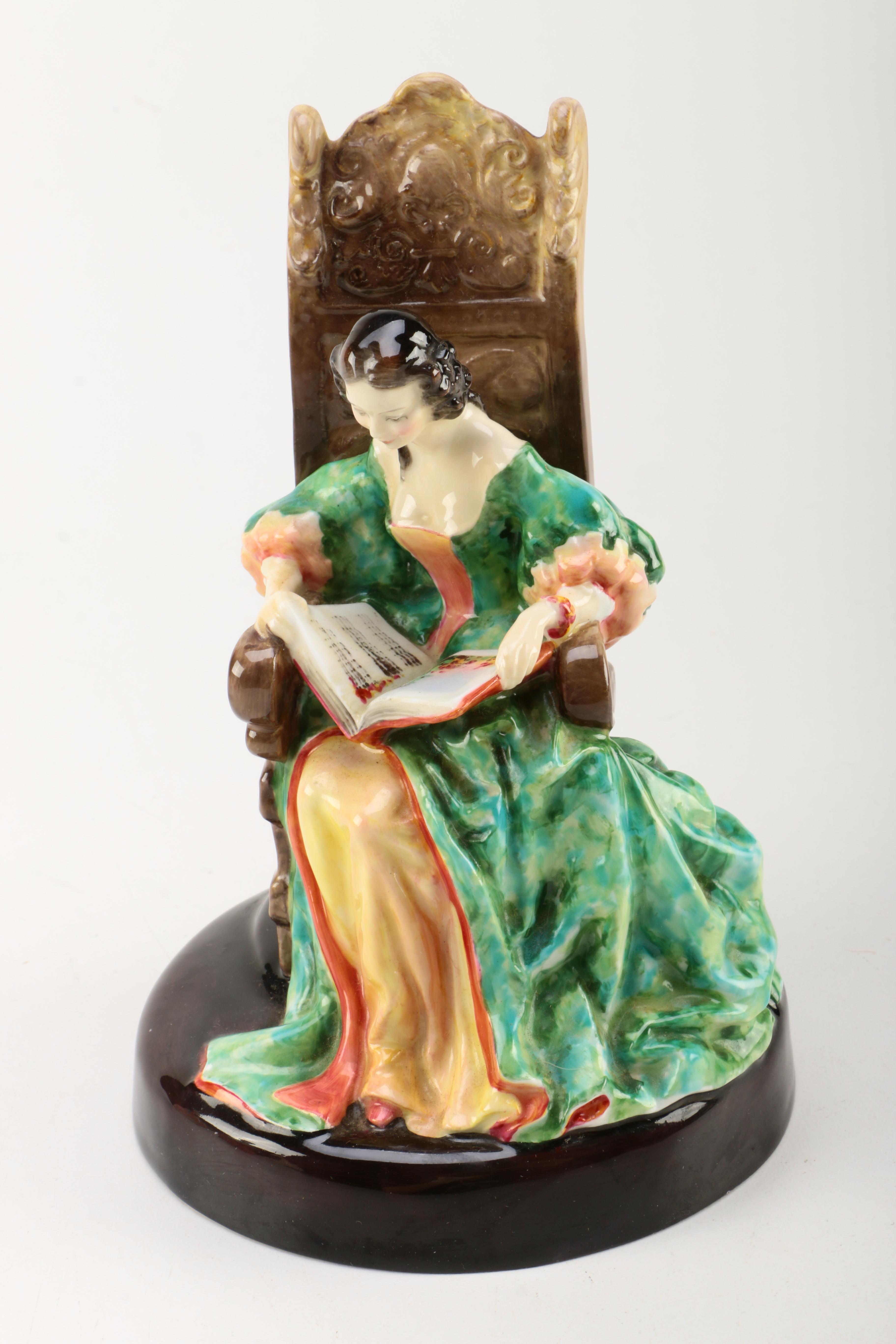 Royal Doulton Figurines Including "The Leisure Hour"
