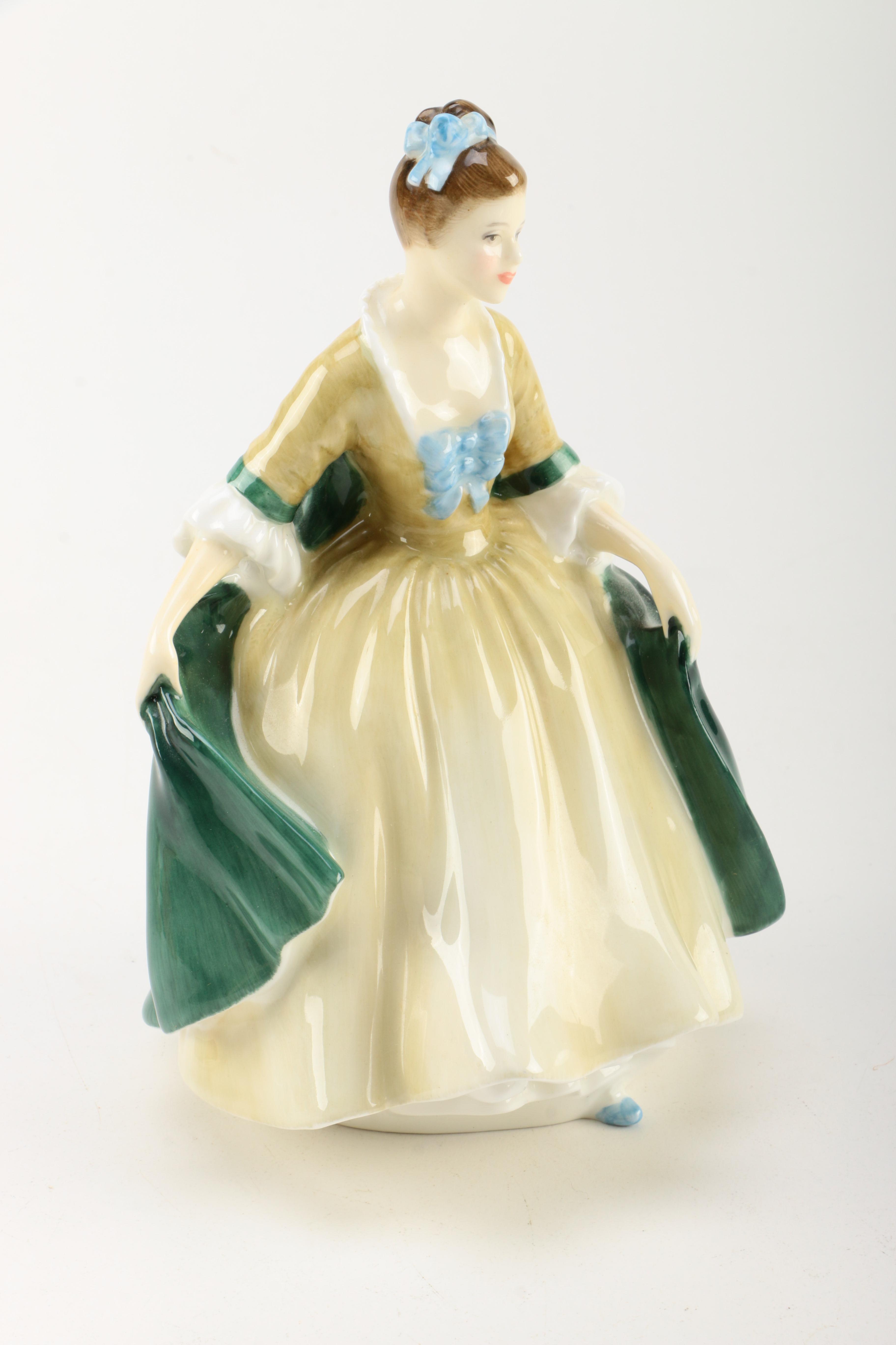 Royal Doulton Figurines Including "The Leisure Hour"