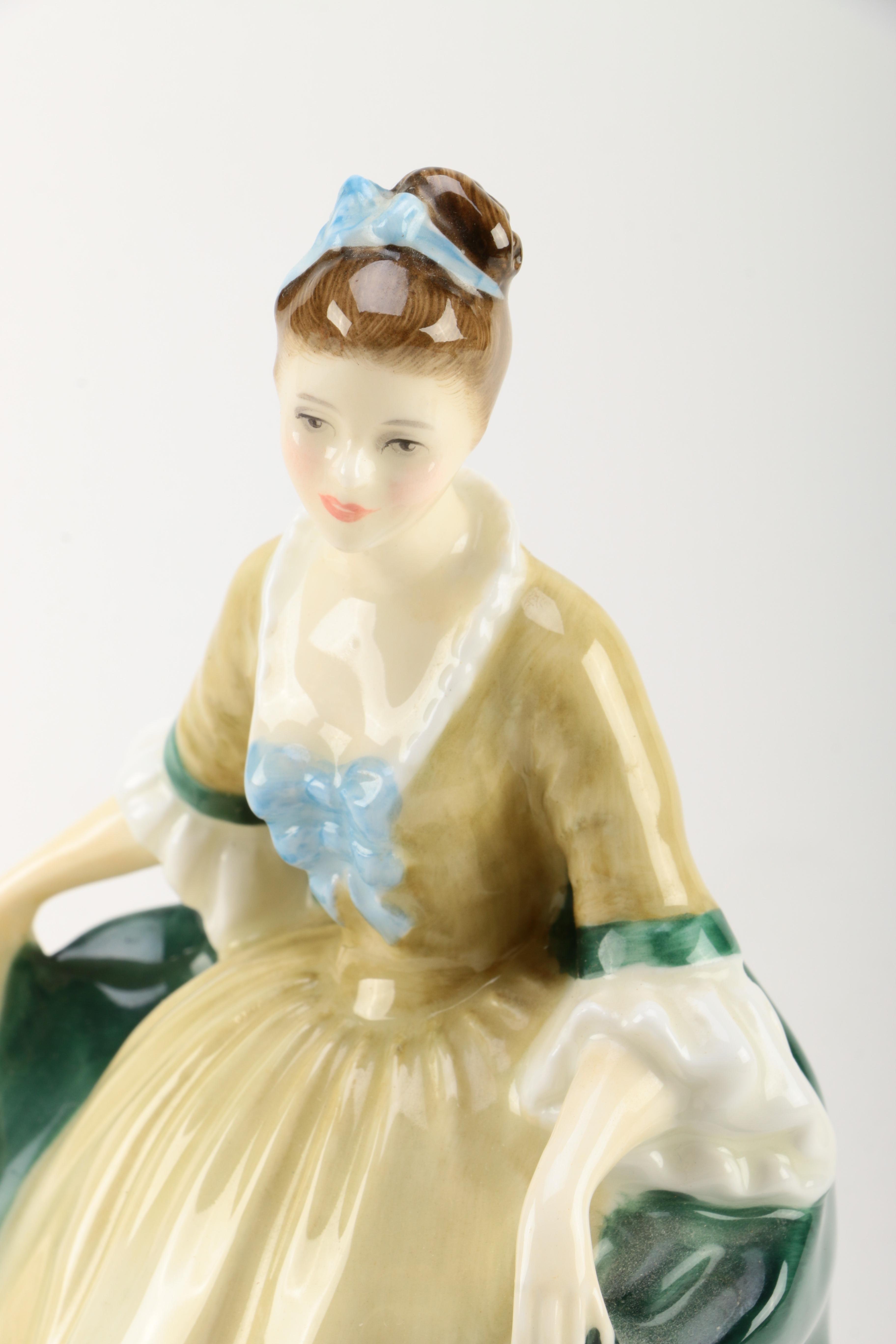 Royal Doulton Figurines Including "The Leisure Hour"