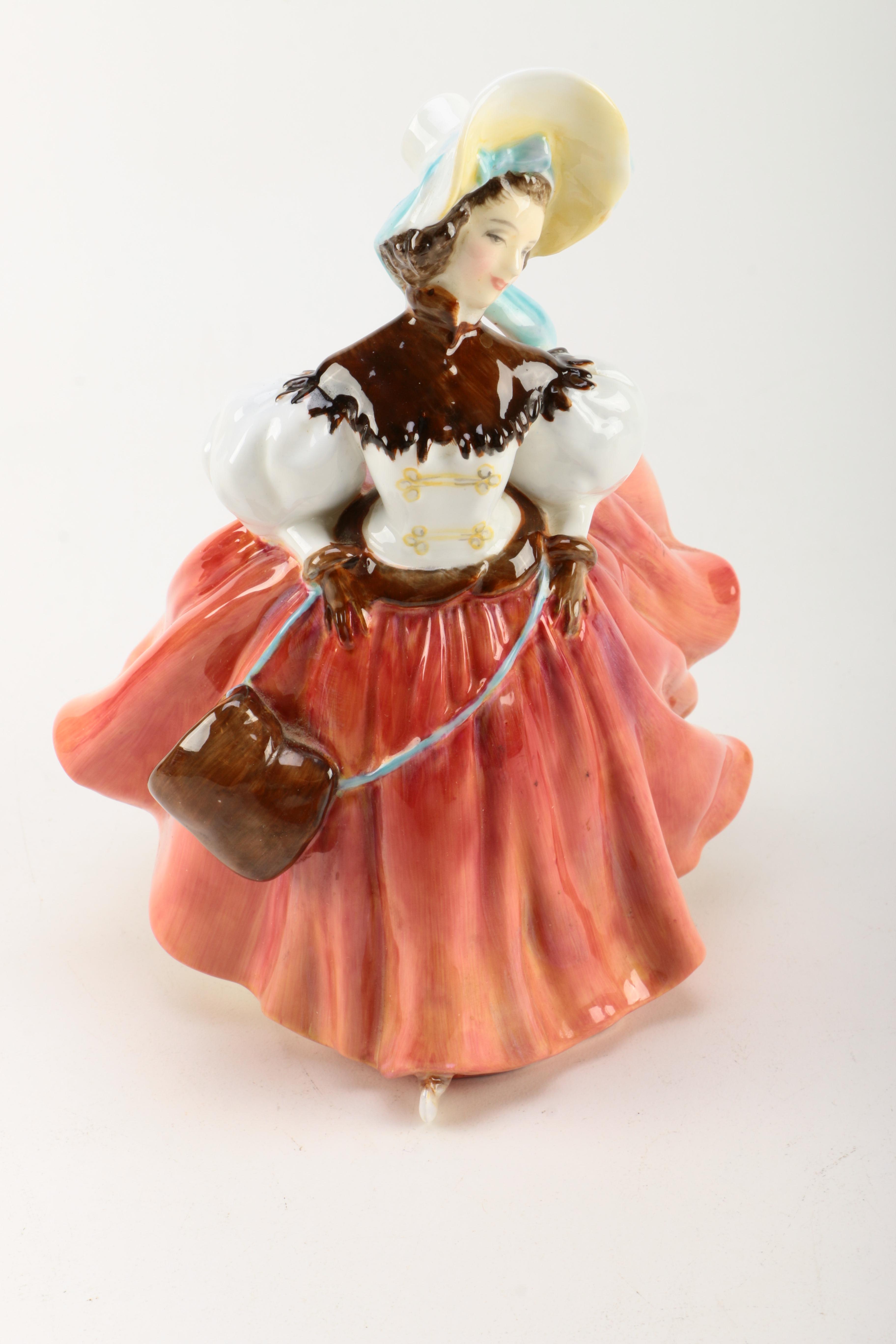 Royal Doulton Figurines Including "The Leisure Hour"