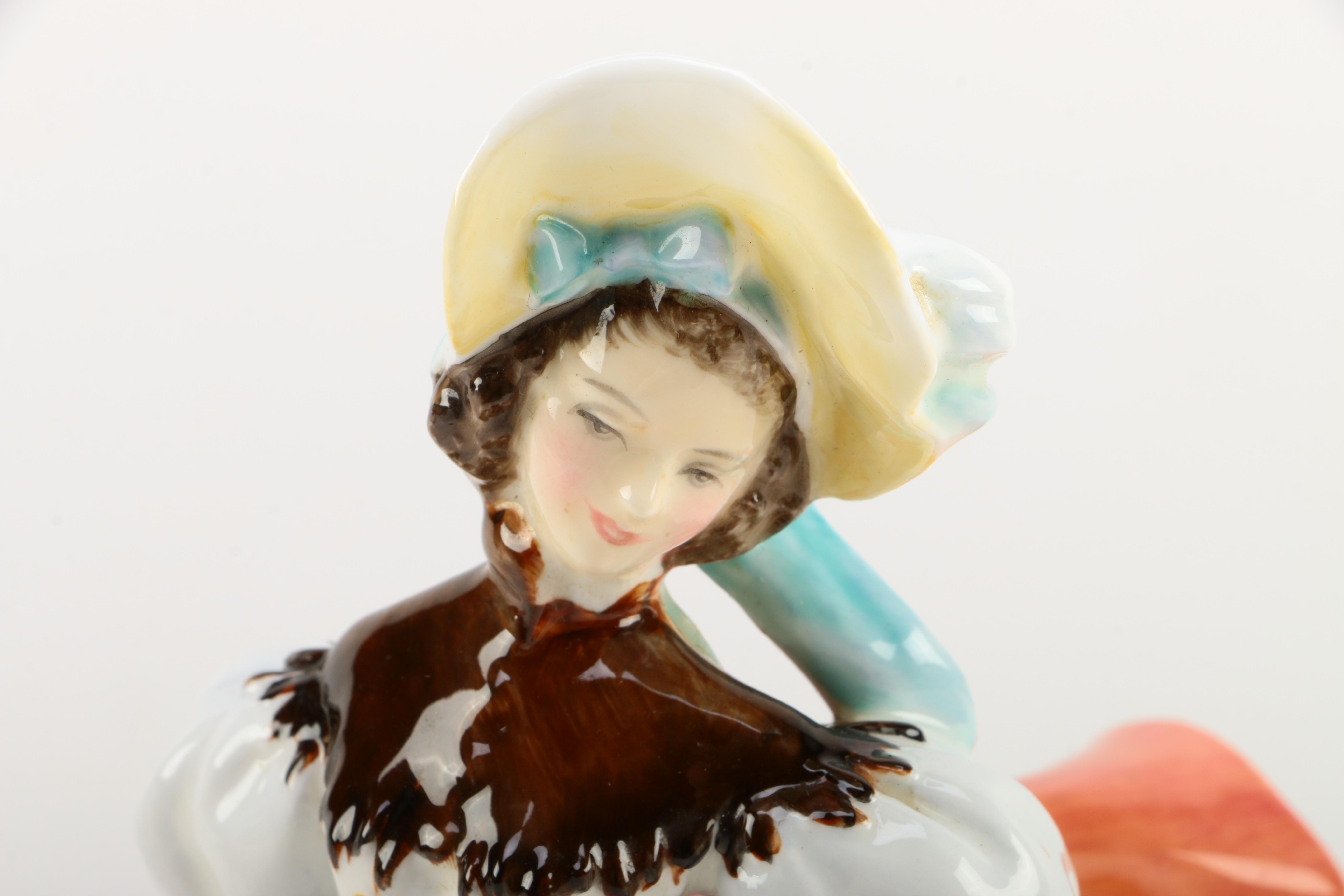 Royal Doulton Figurines Including "The Leisure Hour"