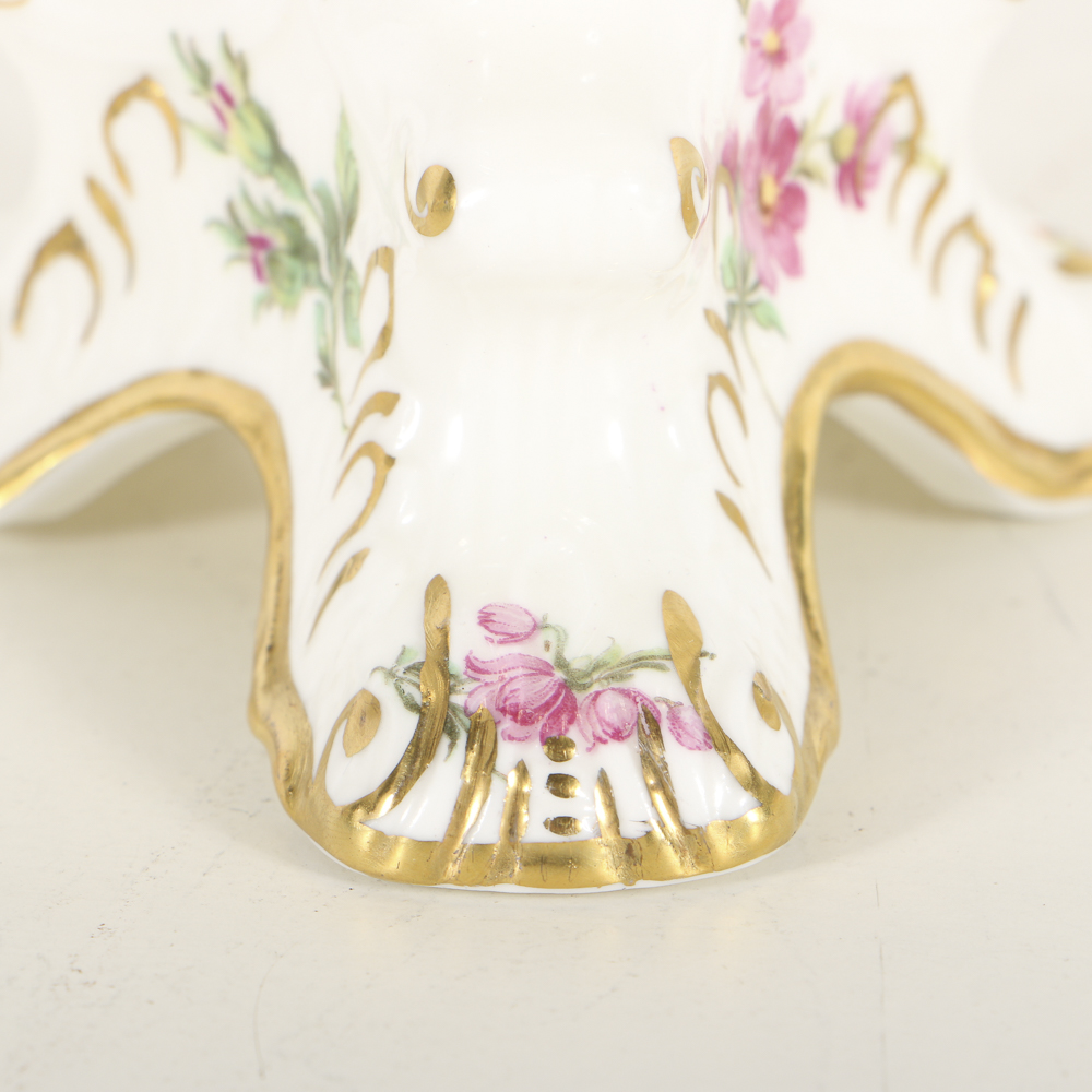 Crown Ducal Lidded Candy Dish and Hammersley Lidded Compote