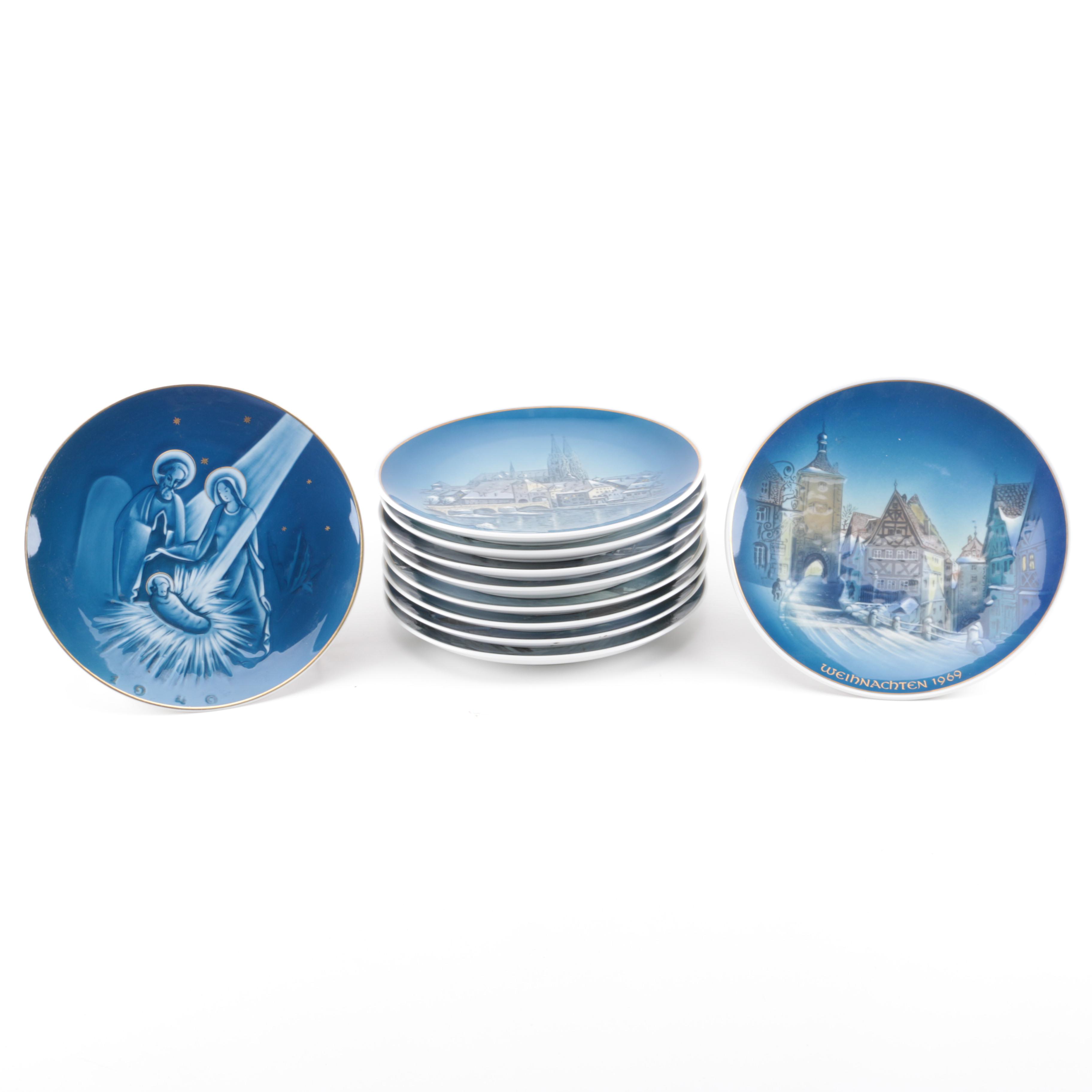 Vintage Rosenthal Christmas Series Collector Plates