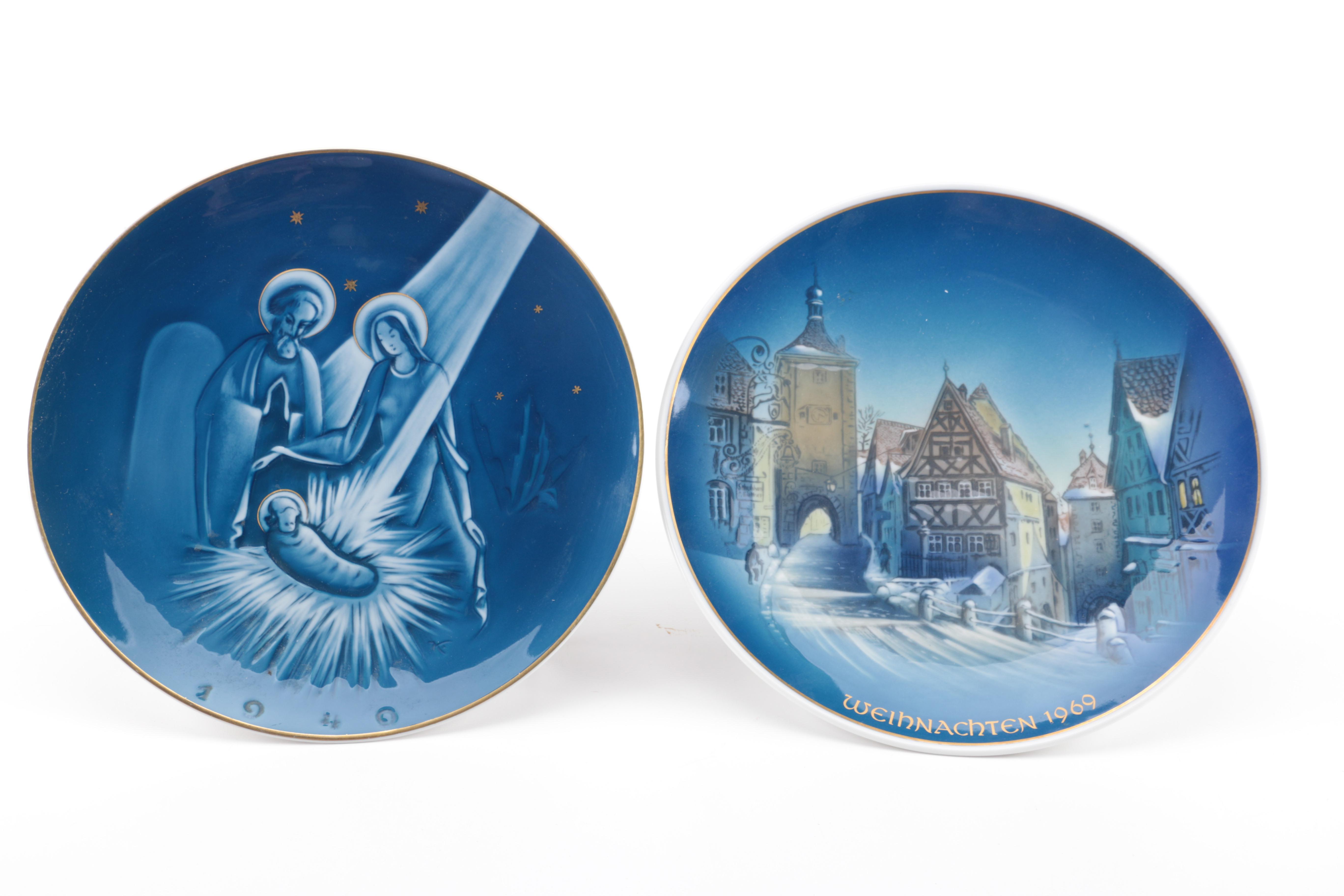 Vintage Rosenthal Christmas Series Collector Plates