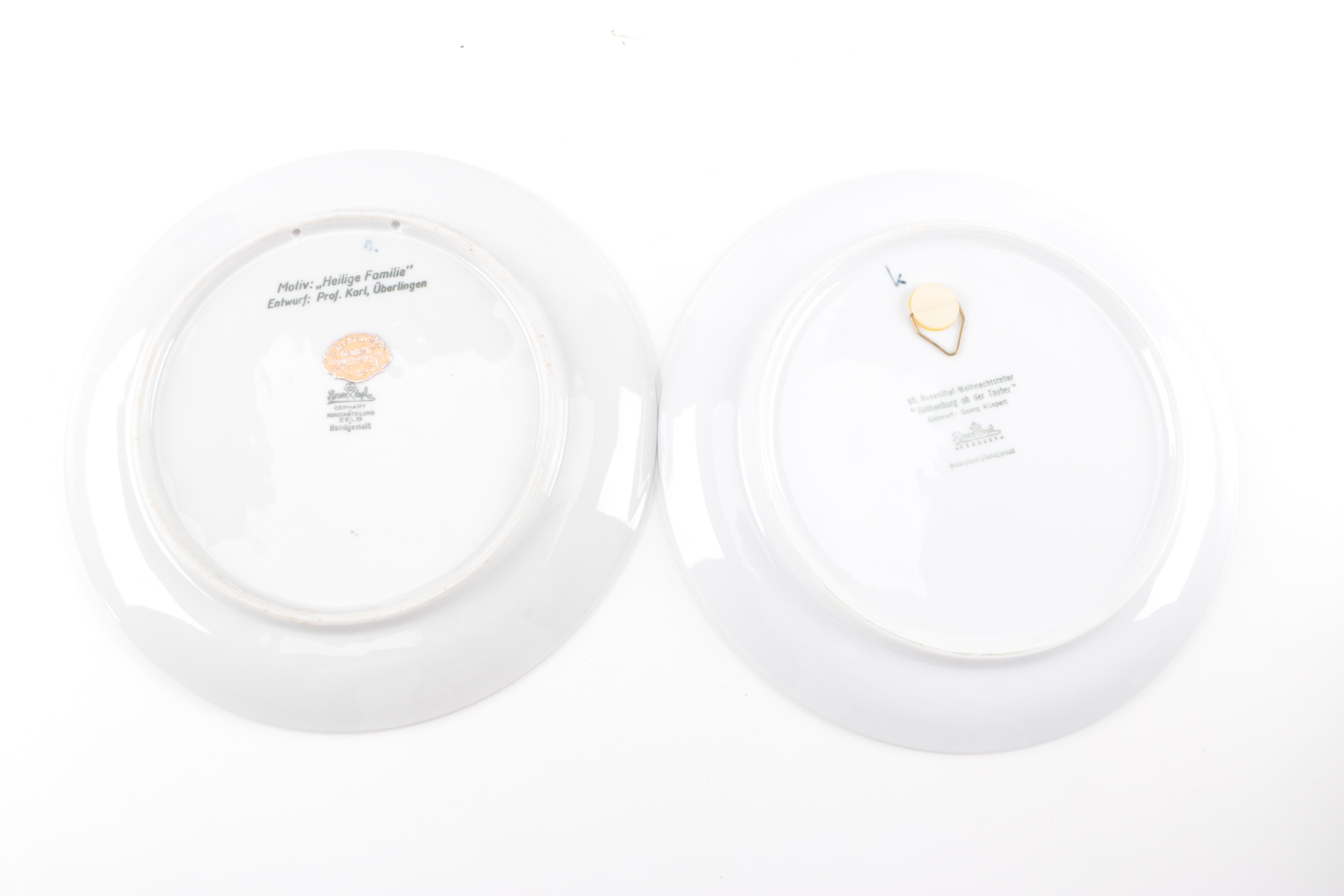 Vintage Rosenthal Christmas Series Collector Plates