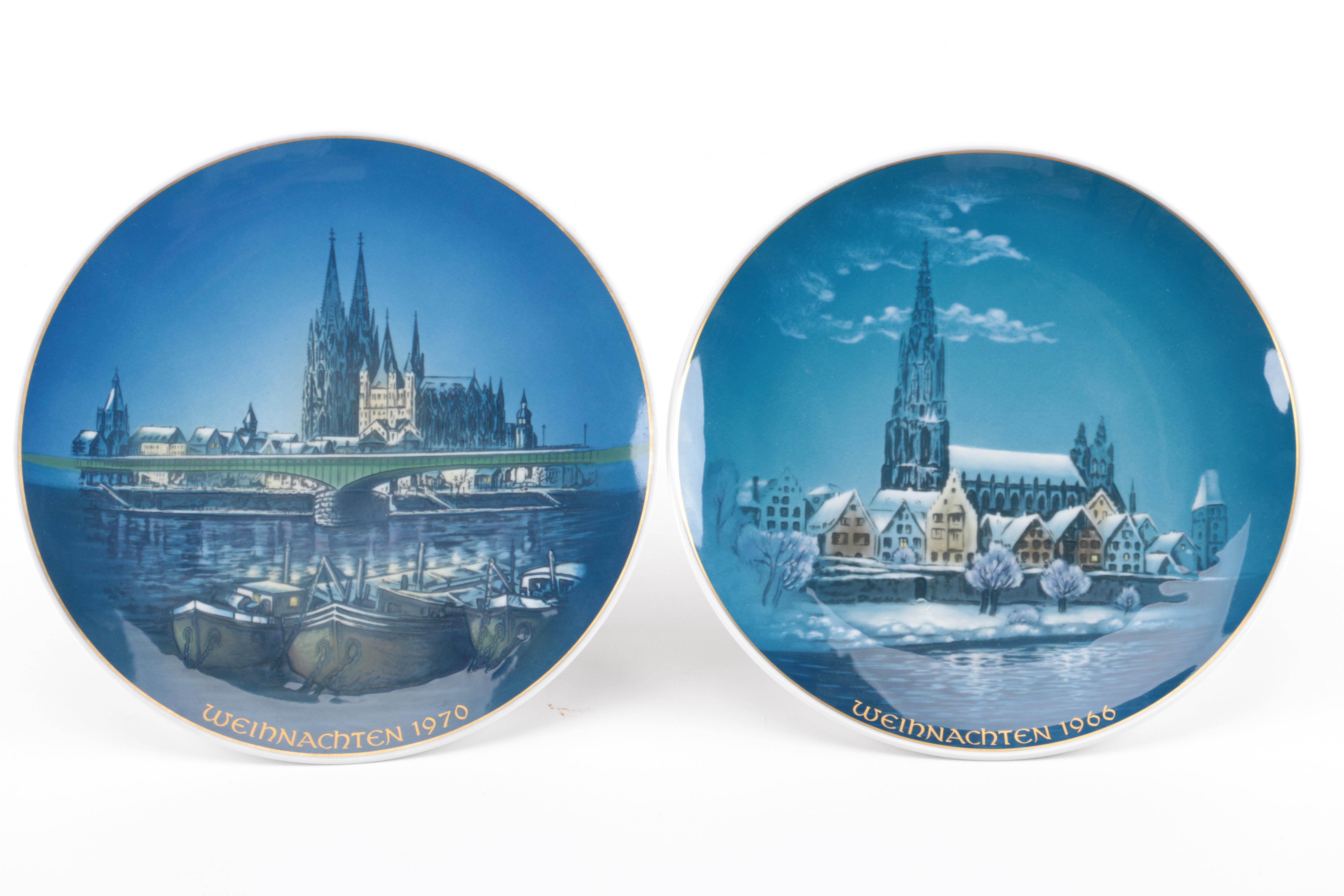 Vintage Rosenthal Christmas Series Collector Plates