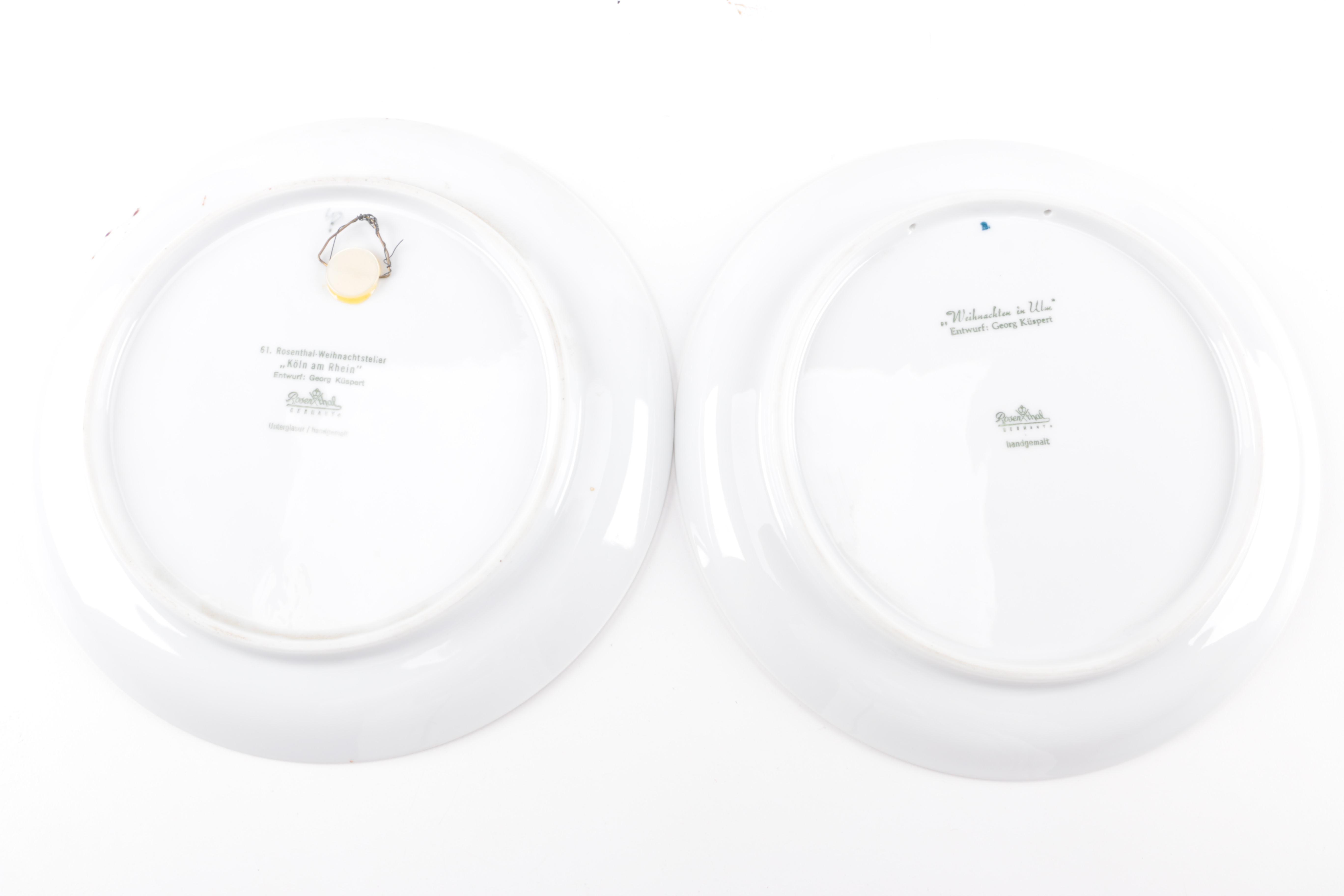 Vintage Rosenthal Christmas Series Collector Plates