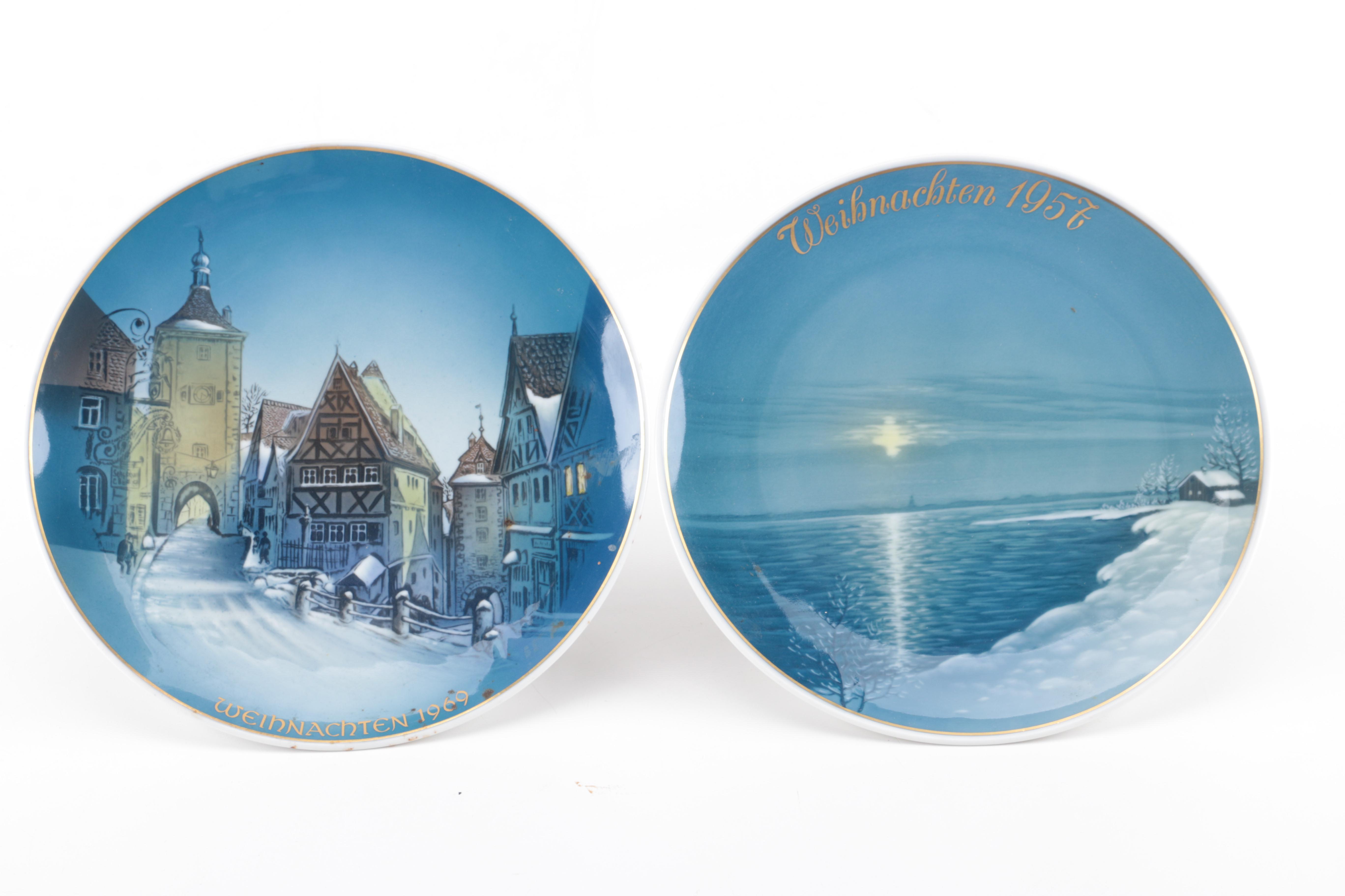 Vintage Rosenthal Christmas Series Collector Plates