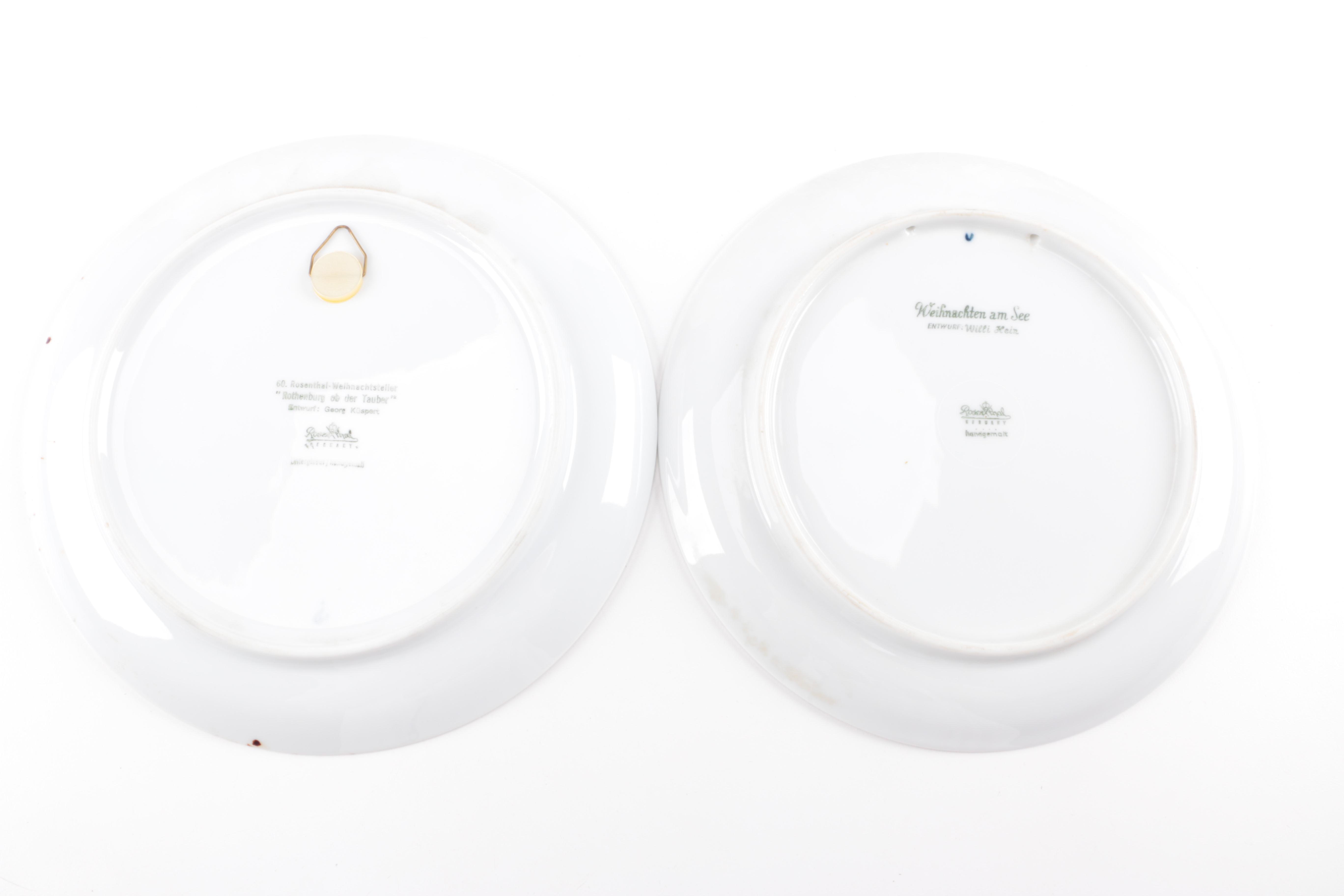 Vintage Rosenthal Christmas Series Collector Plates