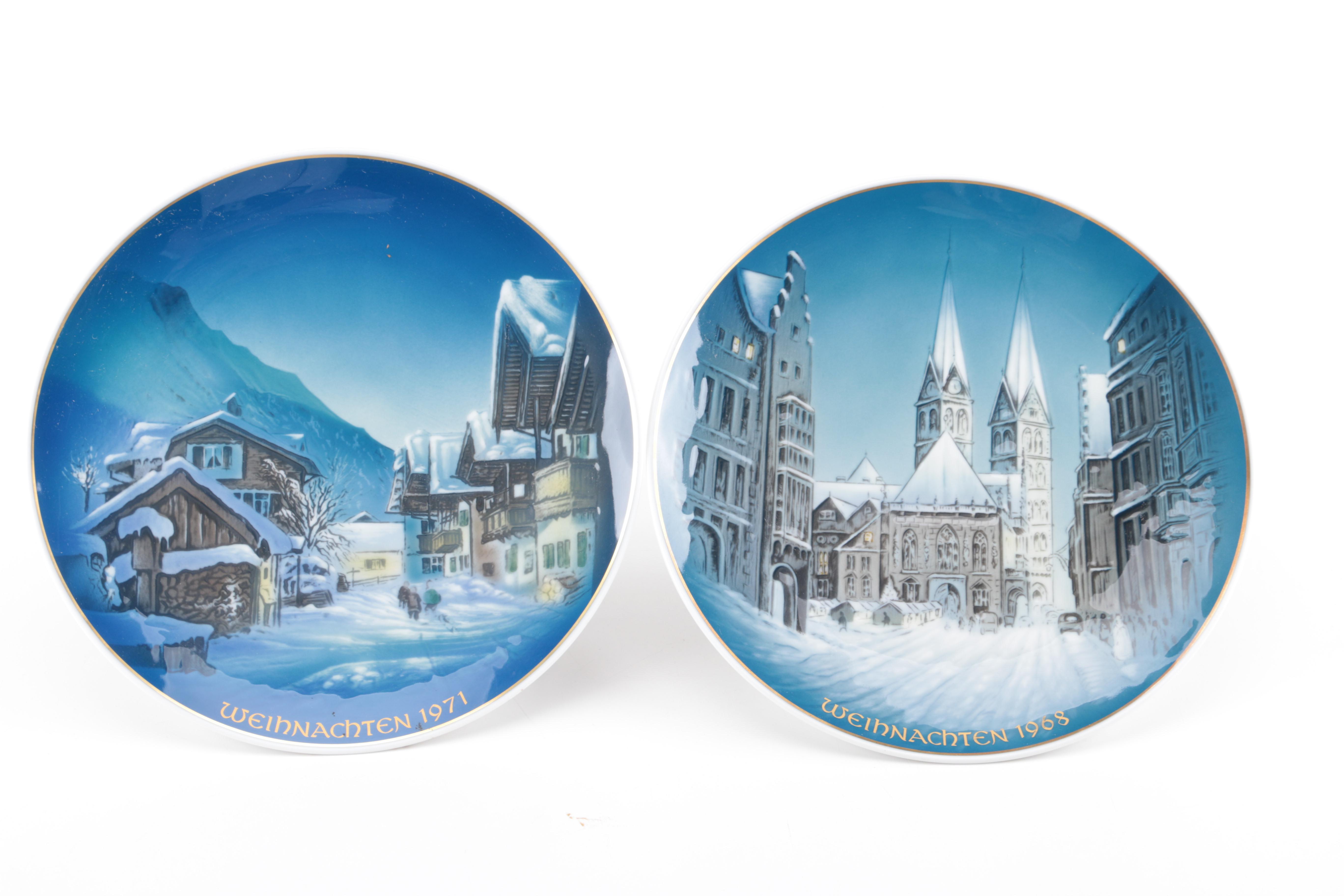 Vintage Rosenthal Christmas Series Collector Plates