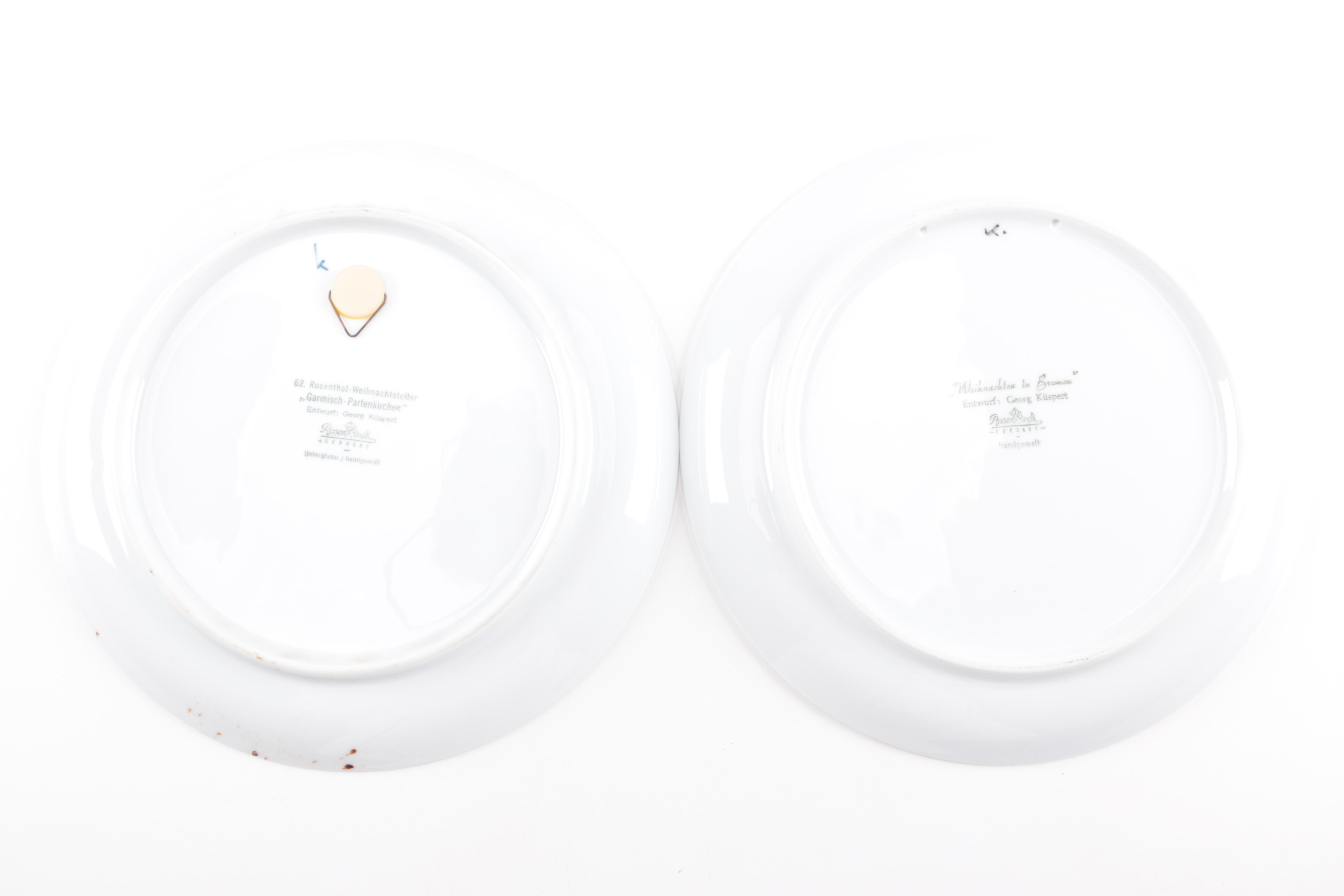 Vintage Rosenthal Christmas Series Collector Plates