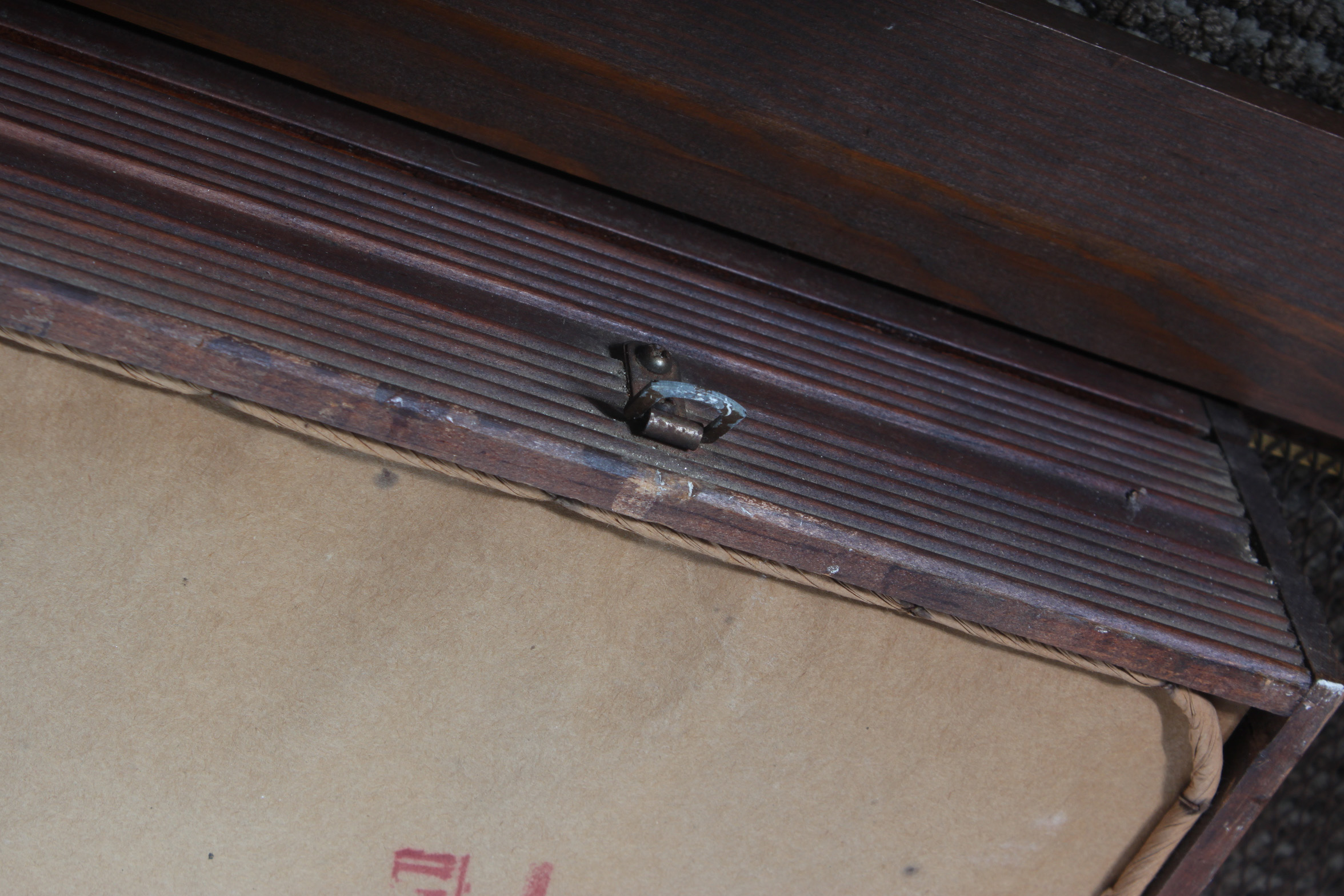 Mid Century Illinois Moulding Co. Mirrored Display Shelving Unit