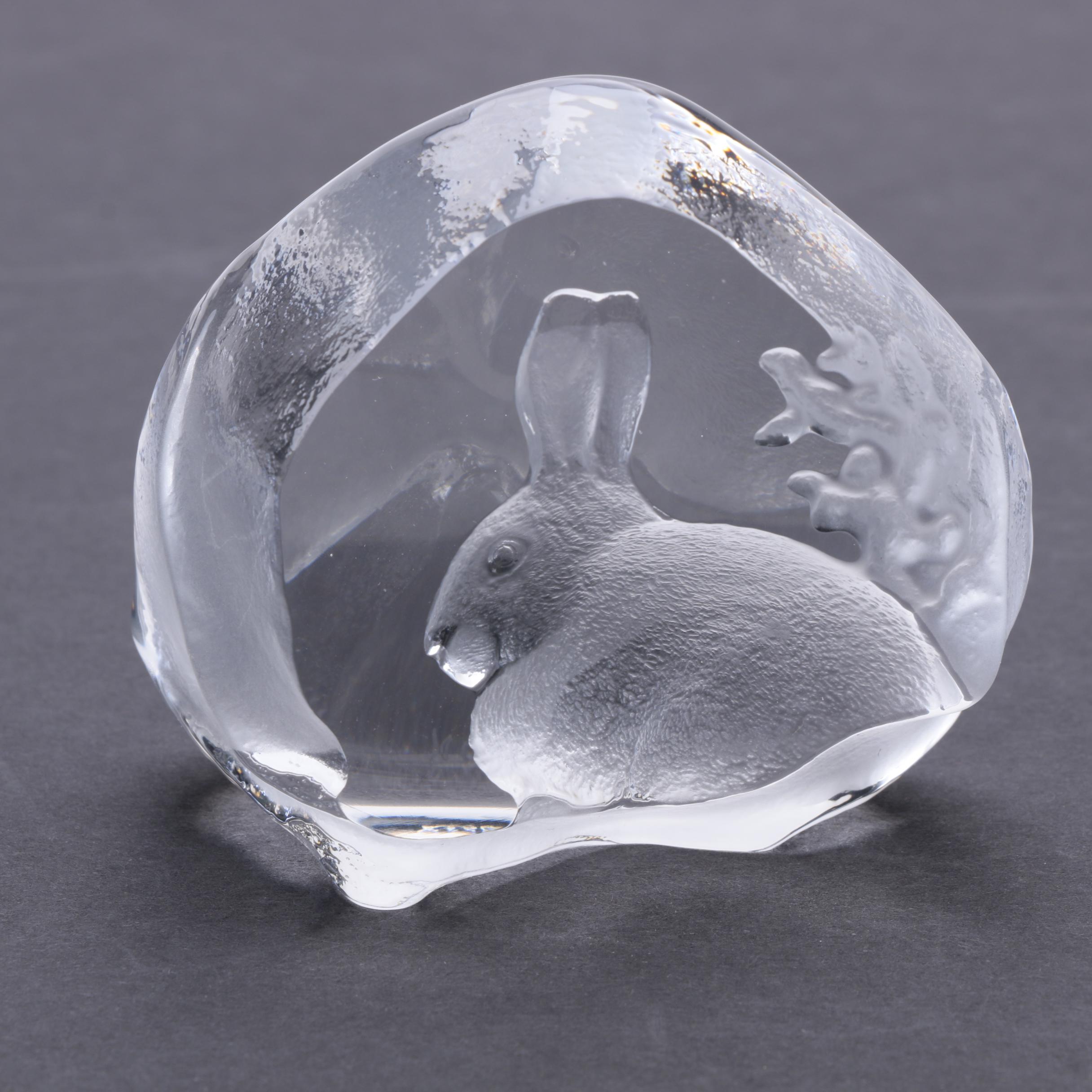 Mats Jonasson Wildlife "Snow Hare" Figurine