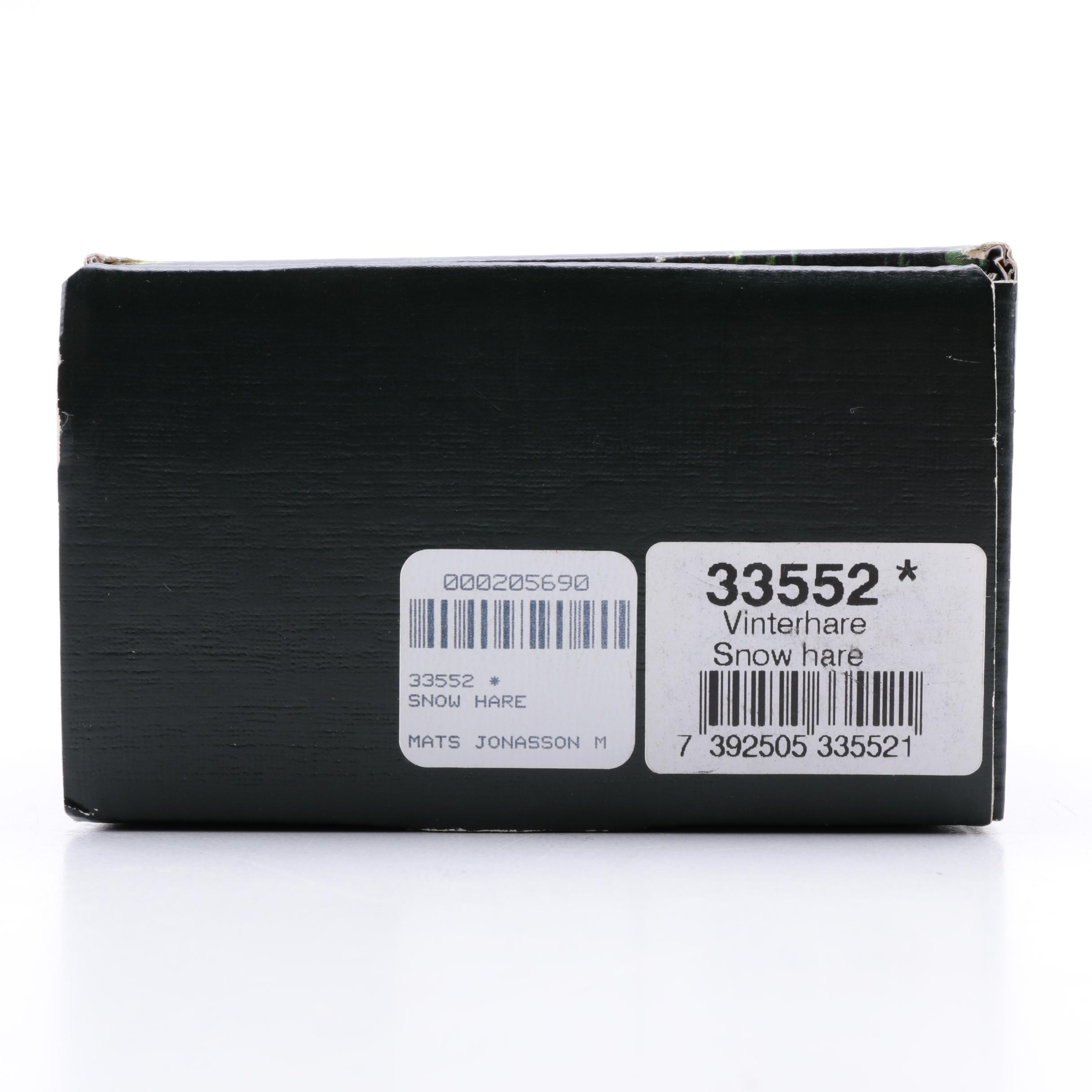 Mats Jonasson Wildlife "Snow Hare" Figurine