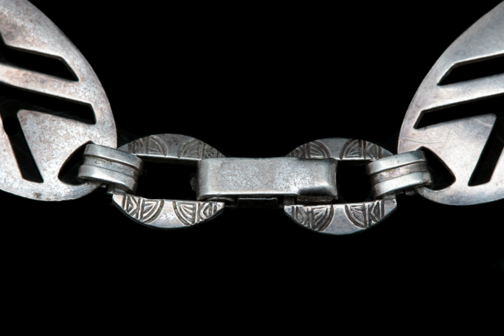 Vintage Sterling Silver Monogrammed Bracelet