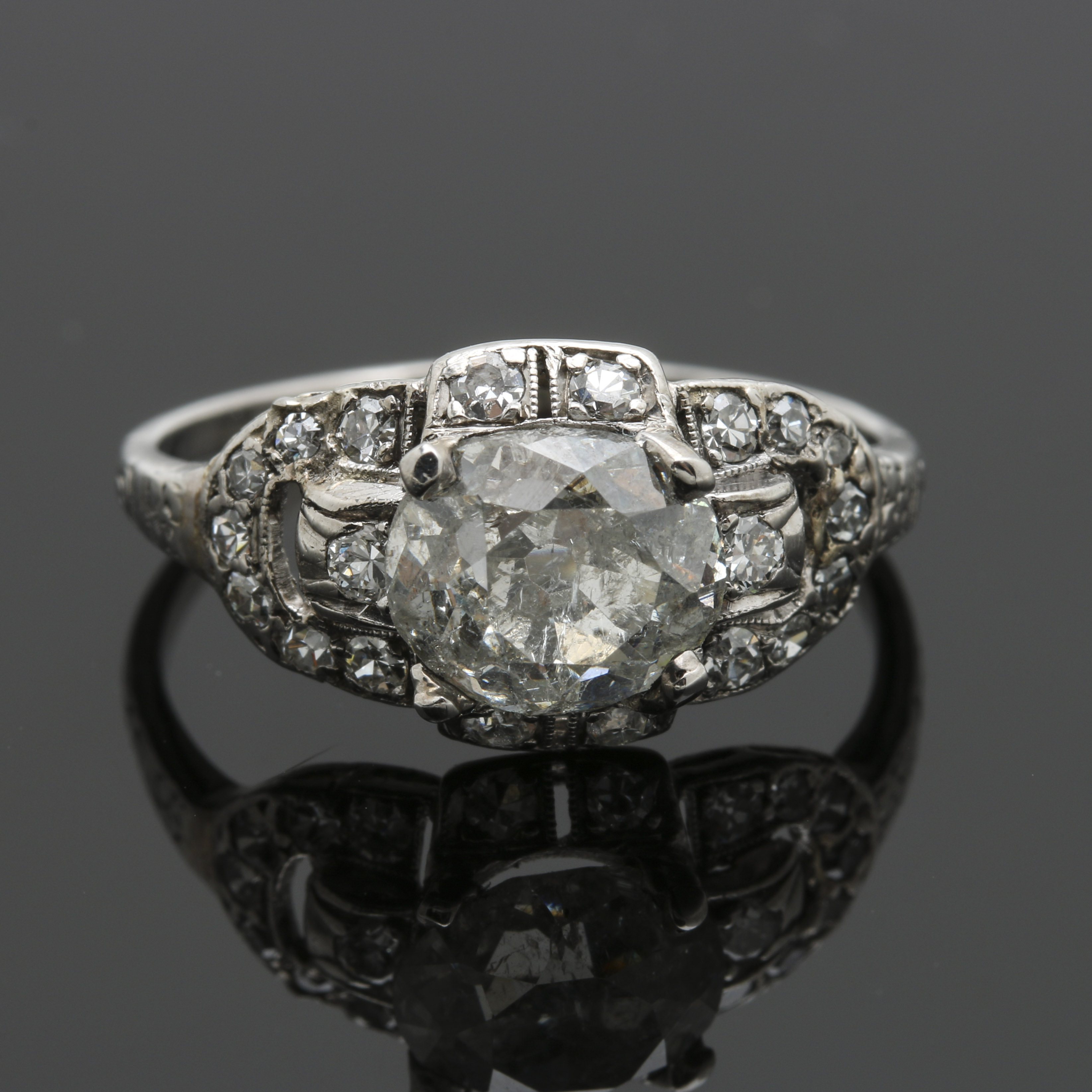 Platinum 1.91 CTW Diamond Ring