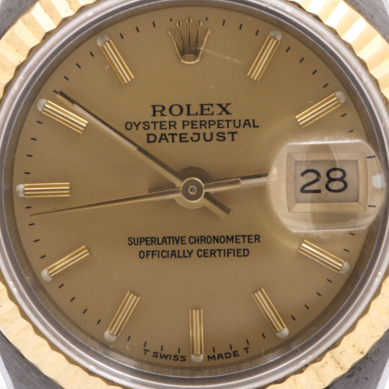 Rolex Oyster Perpetual 18K Yellow Gold and Stainless Steel Watch