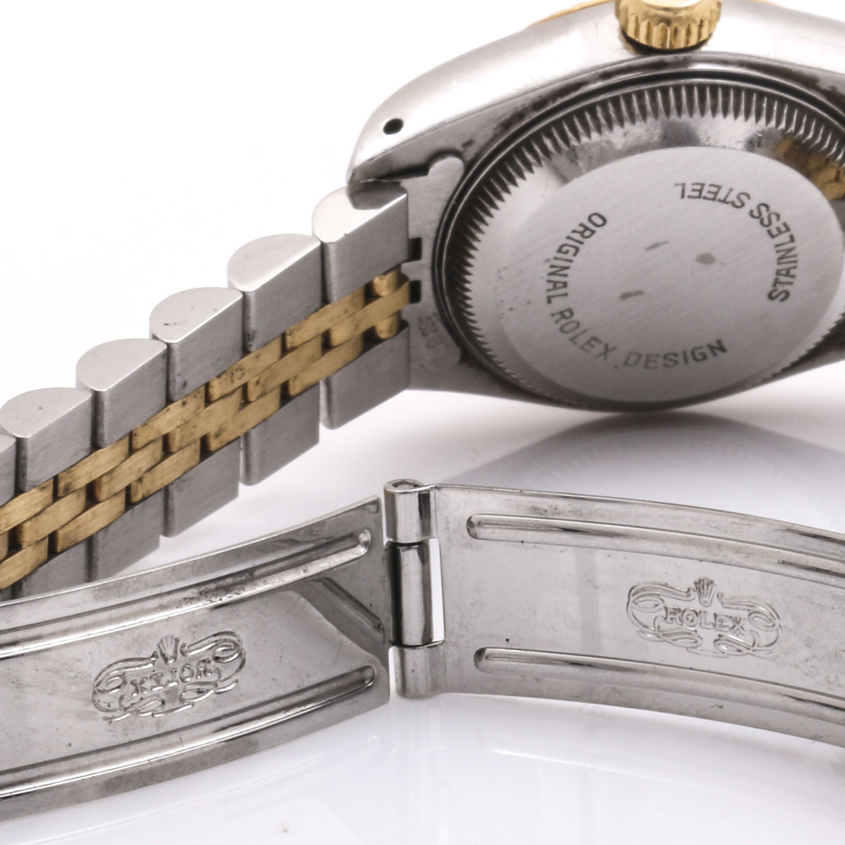 Rolex Oyster Perpetual 18K Yellow Gold and Stainless Steel Watch