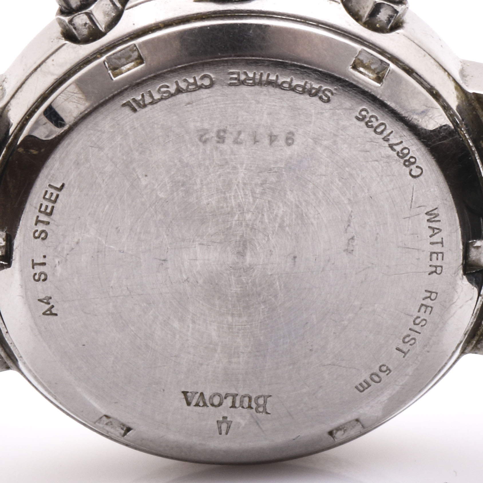 Accutron Stainless Steel Diamond Watch