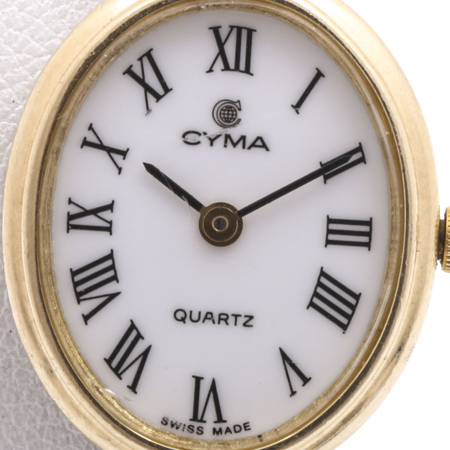 Cyma 14K Yellow Gold Rope Chain Watch