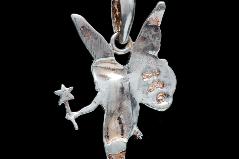 Sterling Silver Fairy Pendant with Chain