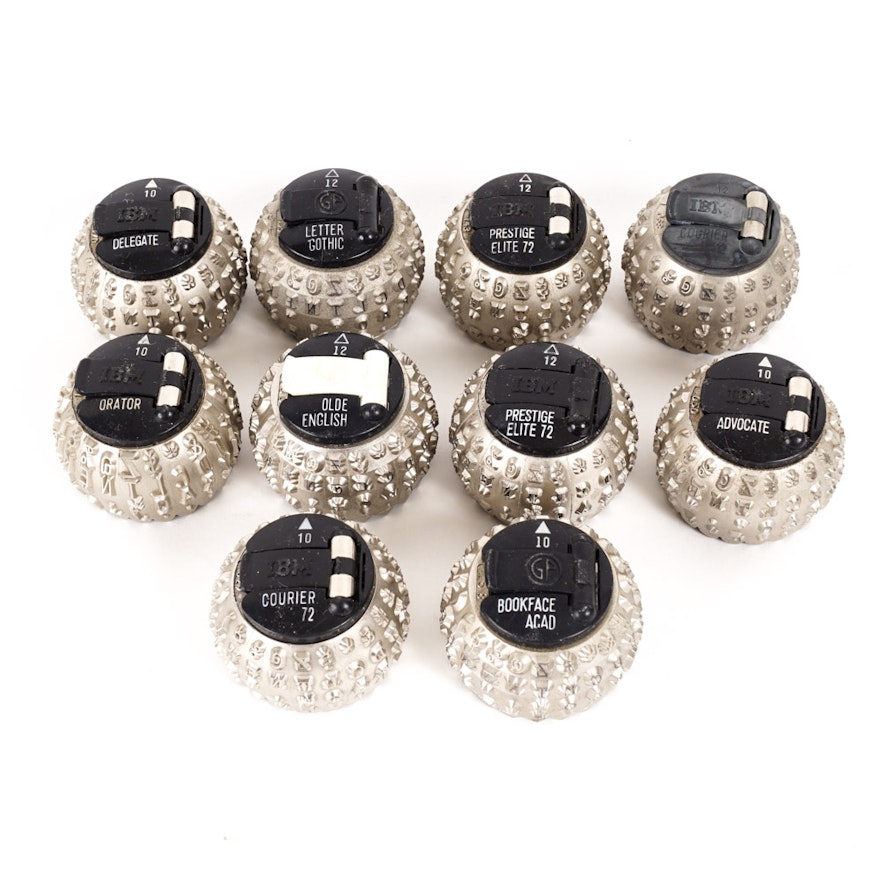 IBM Selectric Typewriter Balls